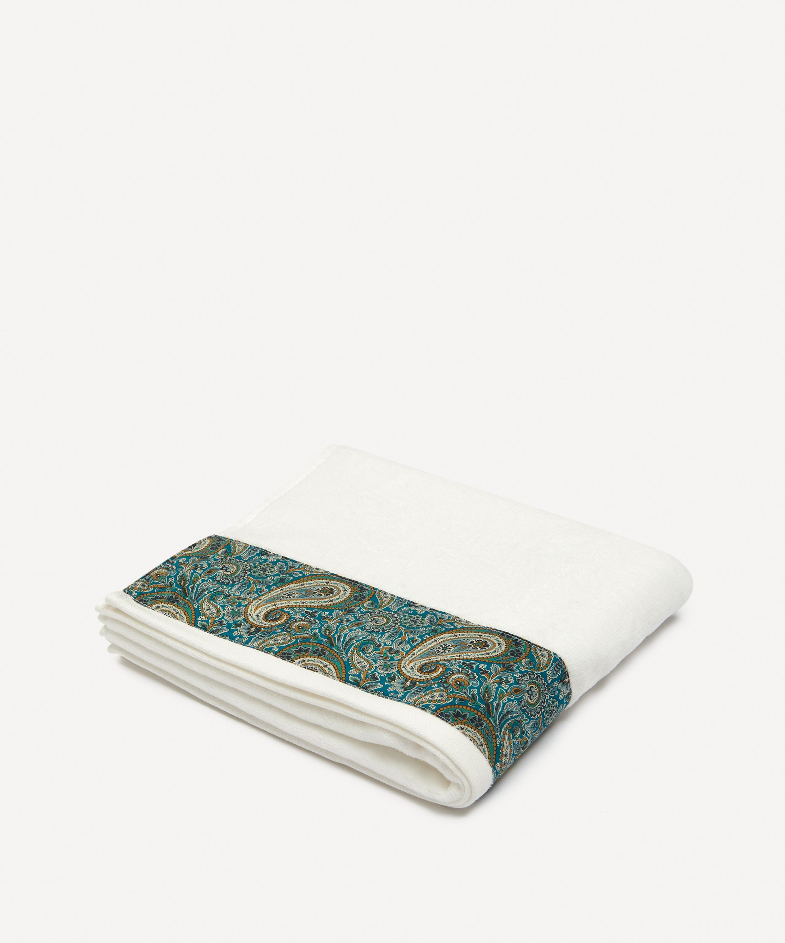 Liberty Lee Manor Hand Towel 50x90cm In Teal