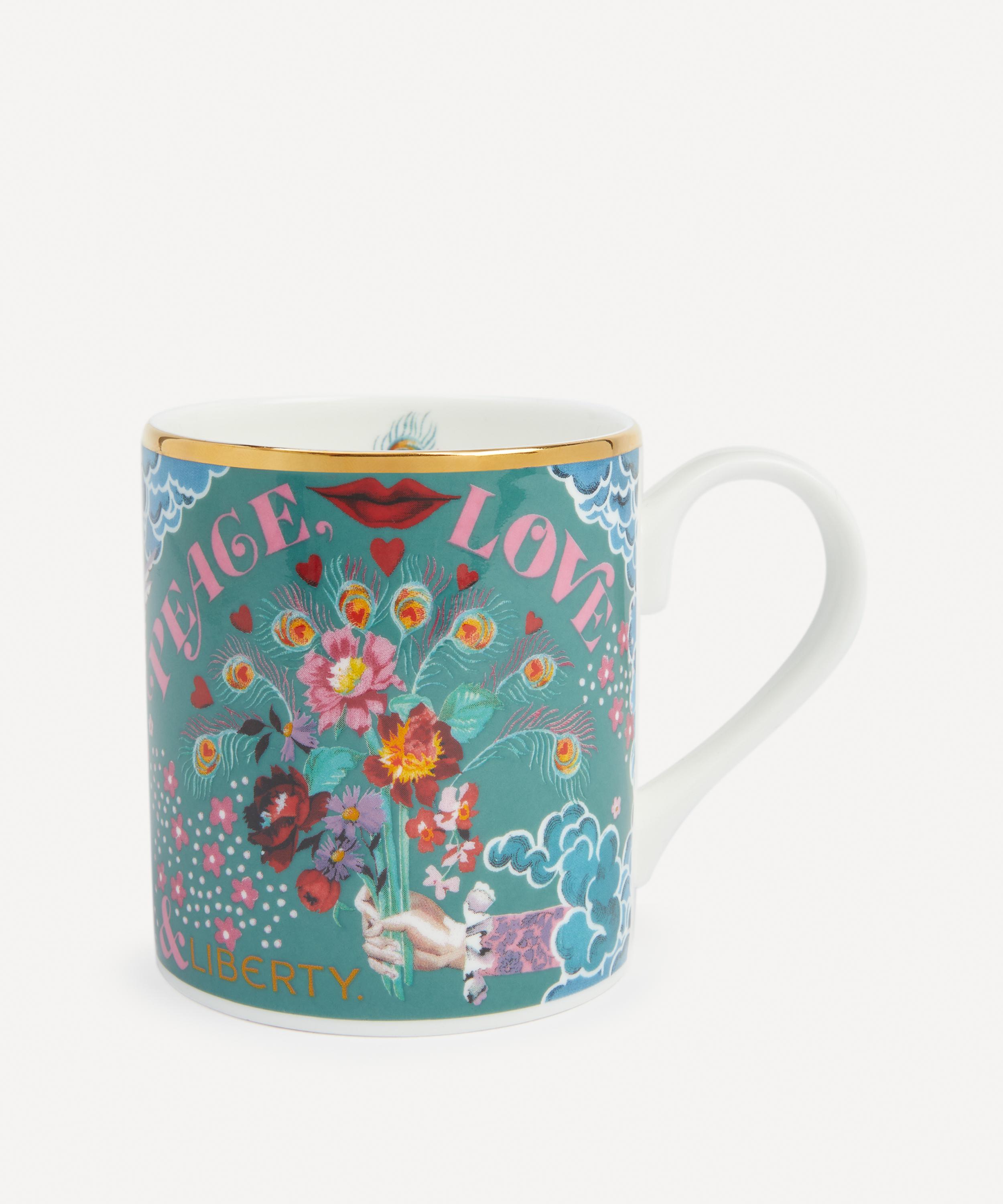 Liberty Peace Love And  Mug In Multi