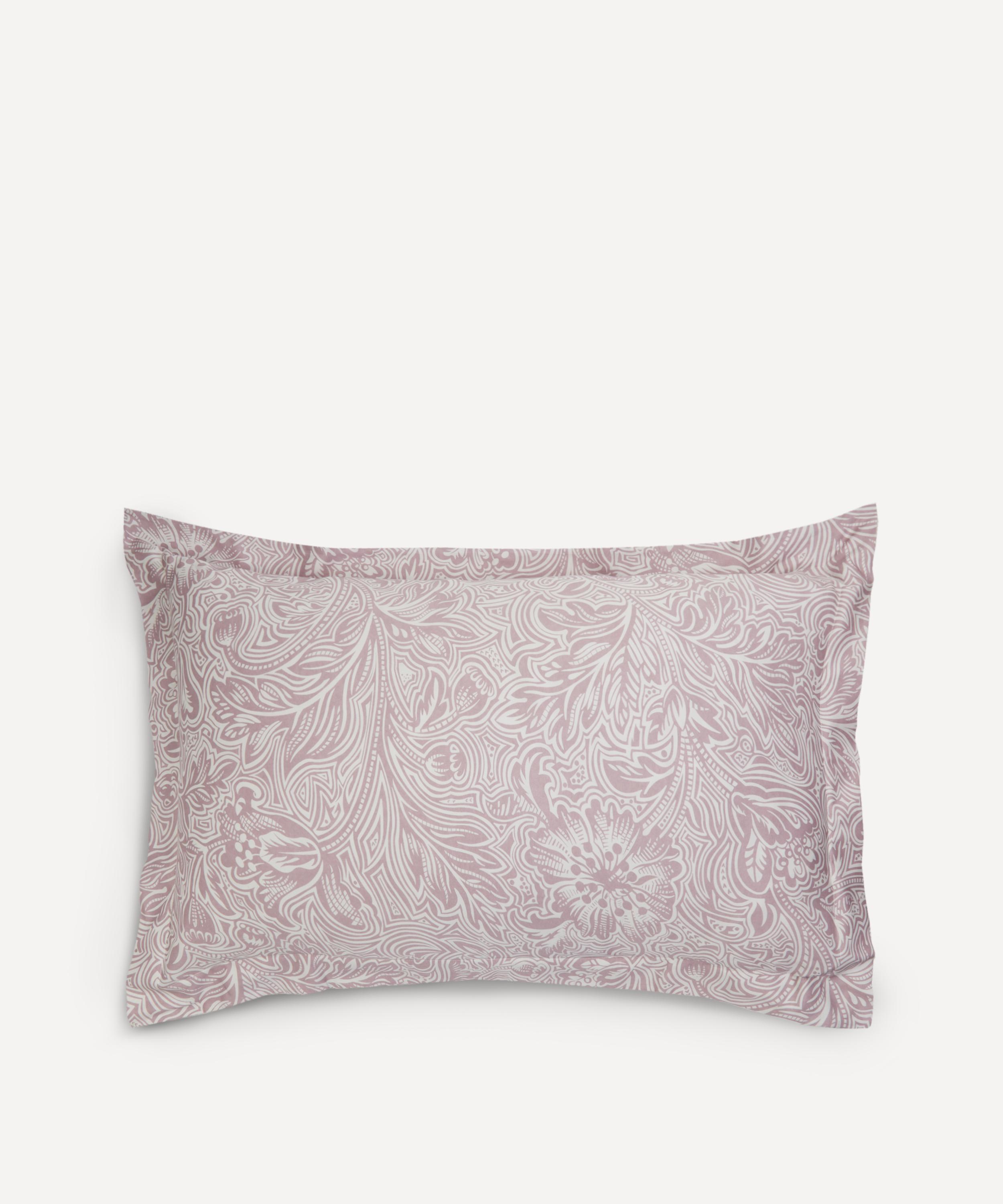 Liberty Etched Bloom Cotton Sateen Standard Pillowcase In Pink