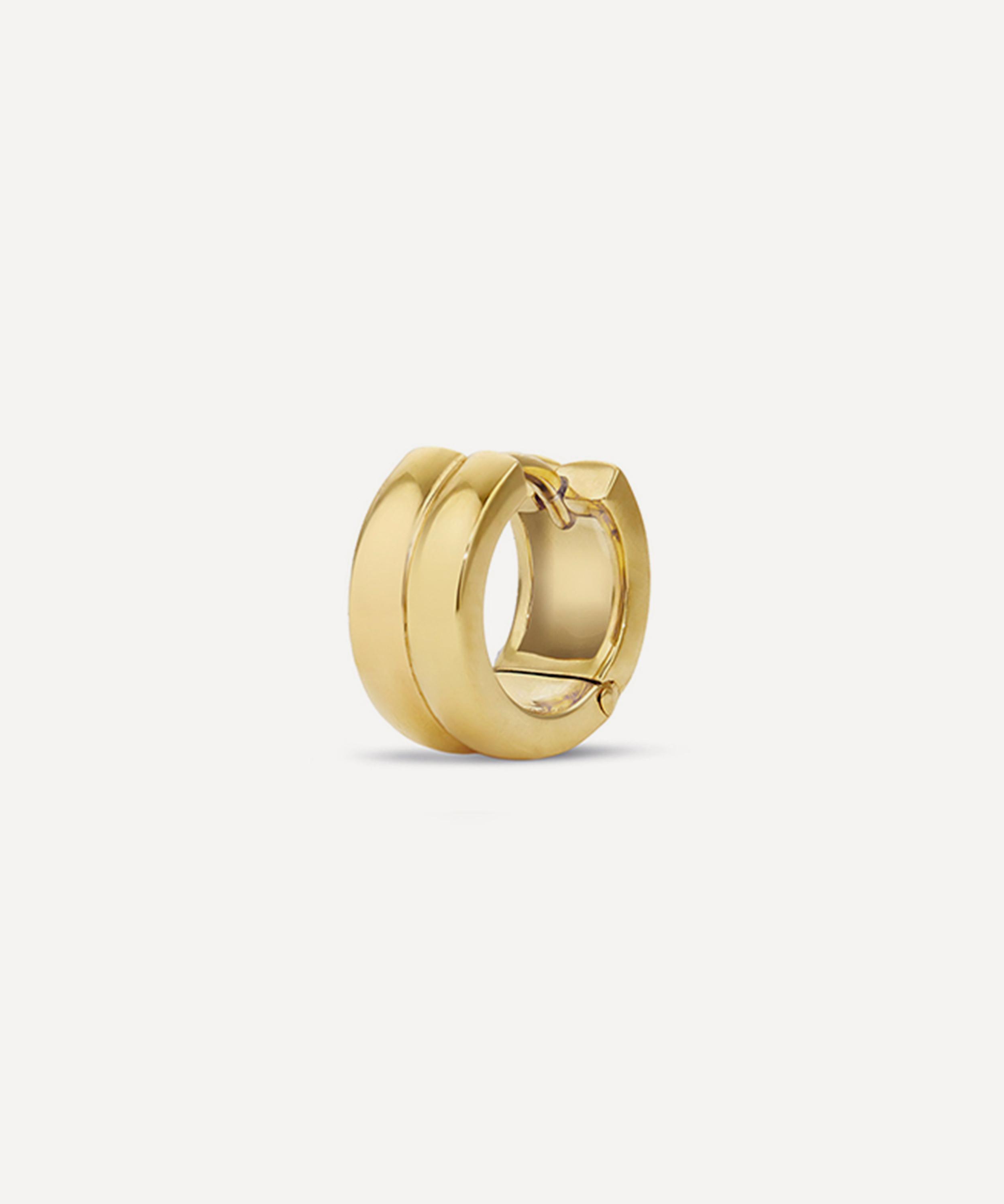 Dinny Hall 18ct Gold-plated Vermeil Silver Iceni Warrior Huggie Hoop Earrings