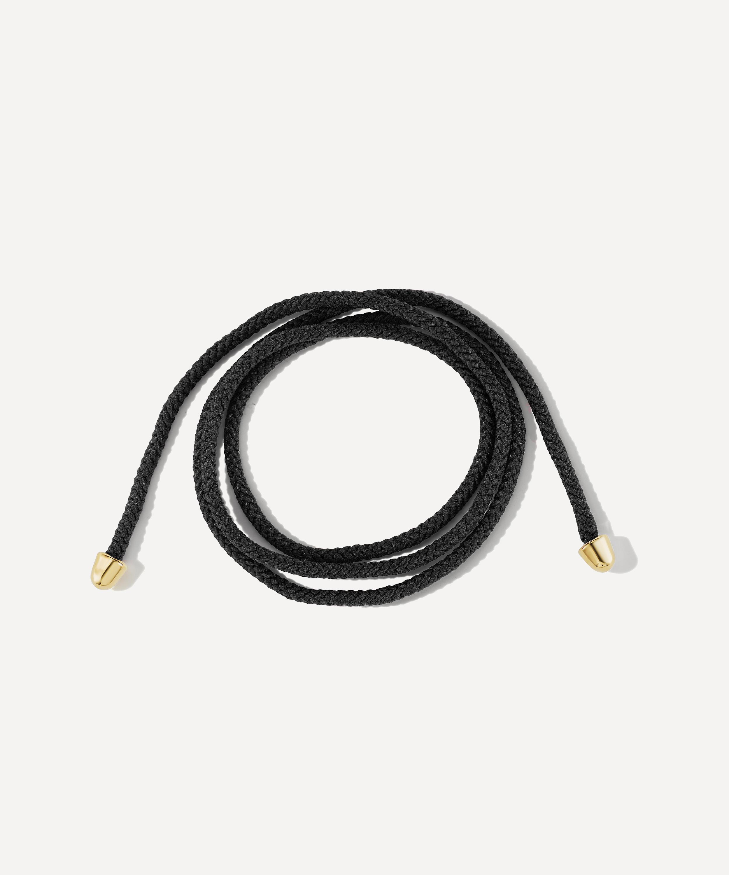 Marla Aaron Knot The String Project Necklace In Black
