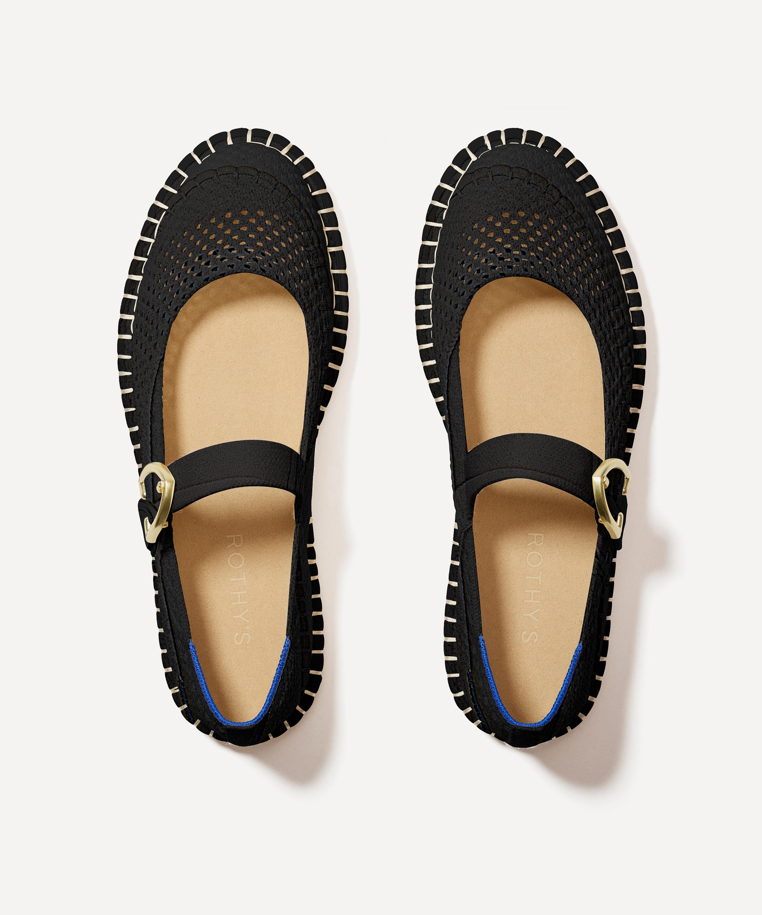 Rothys Rothy's Women's The Espadrille Mary Janes In Black