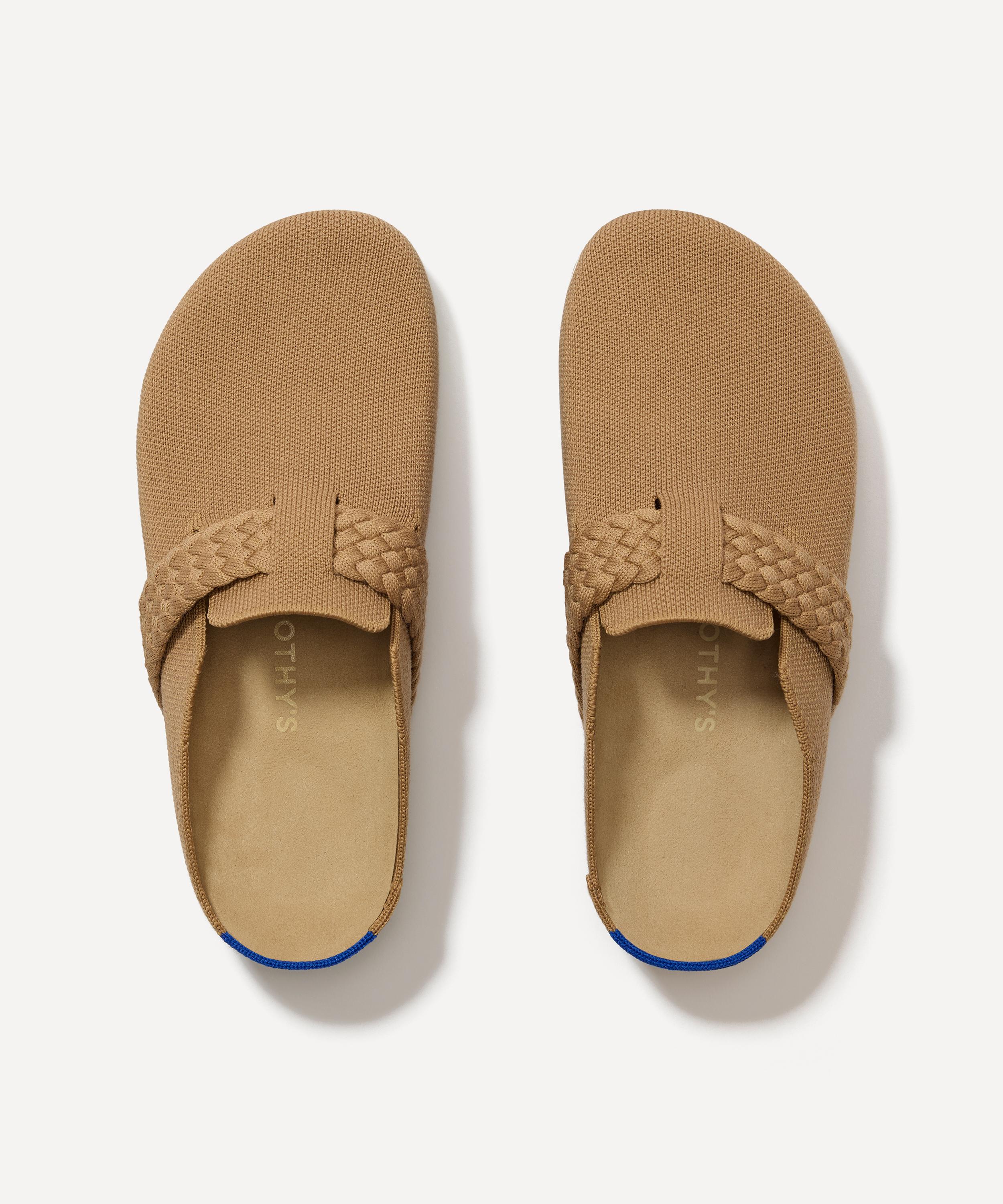 Rothys The Braid Clog In Brown/neutral