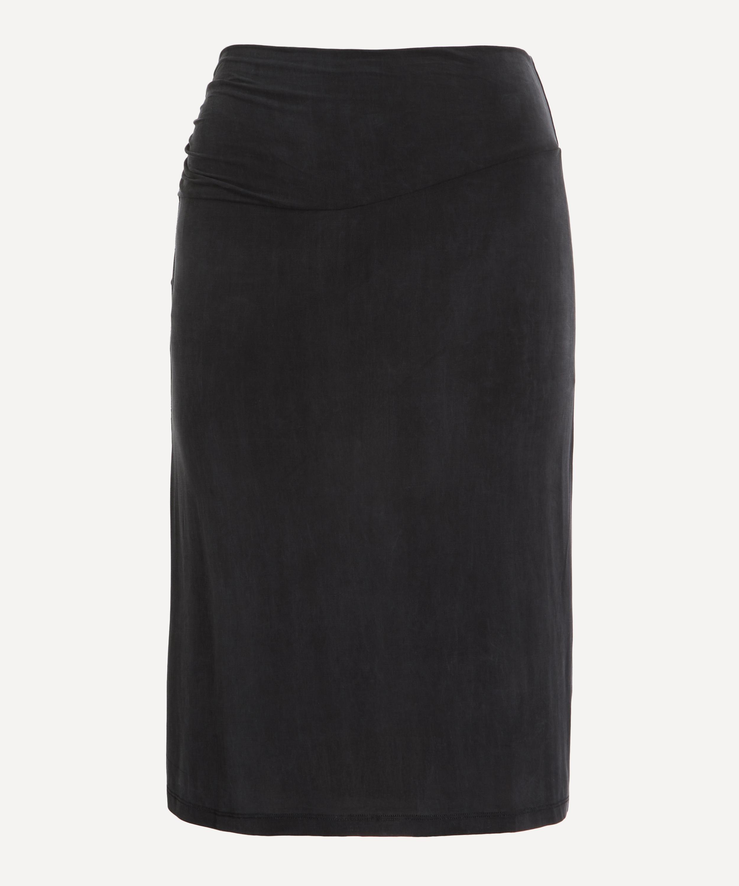 Peachy Den Women'size S Kylie Vent Midi Skort In Graphite