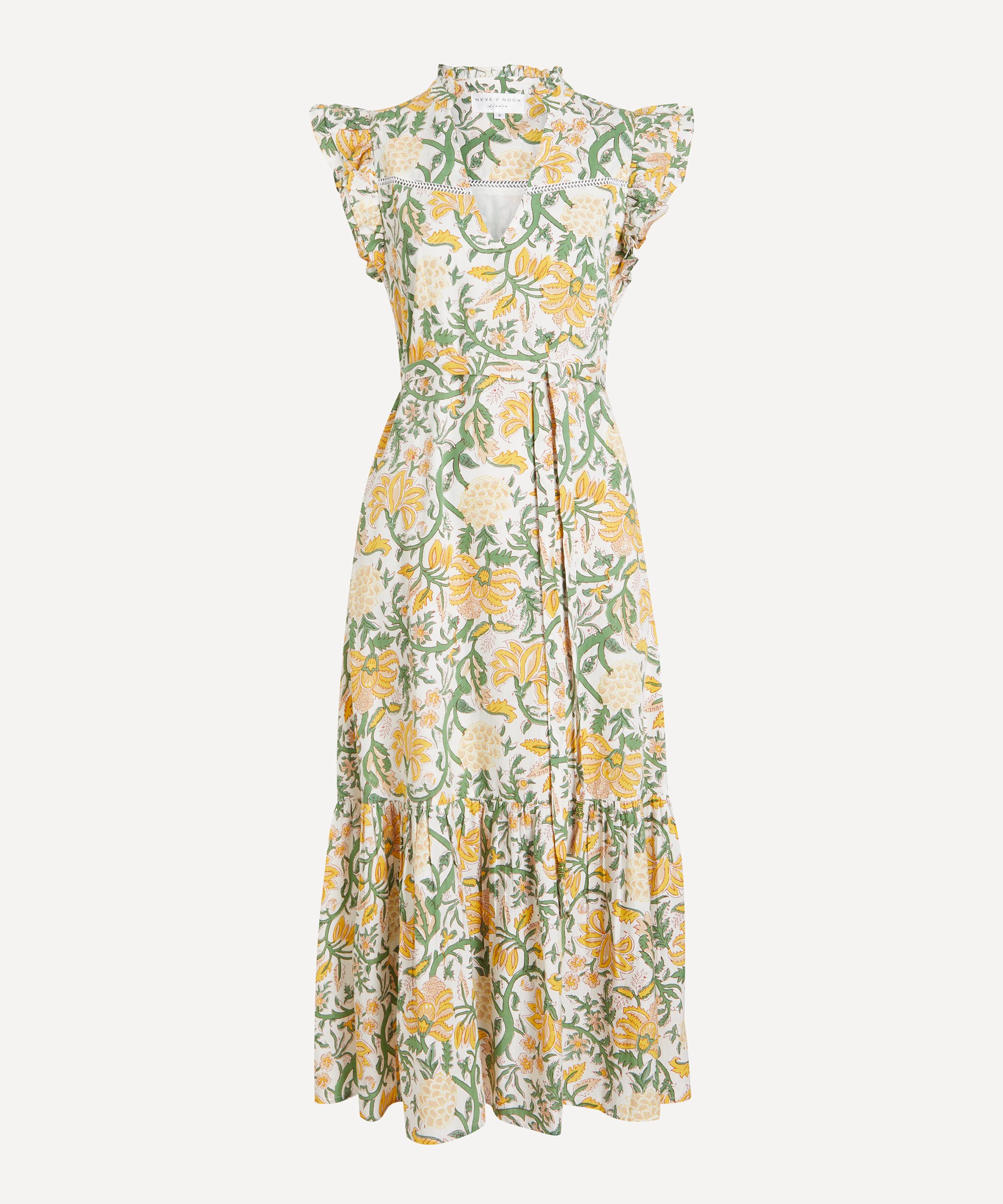 Neve & Noor Women's Allegra Golden Flora Dress