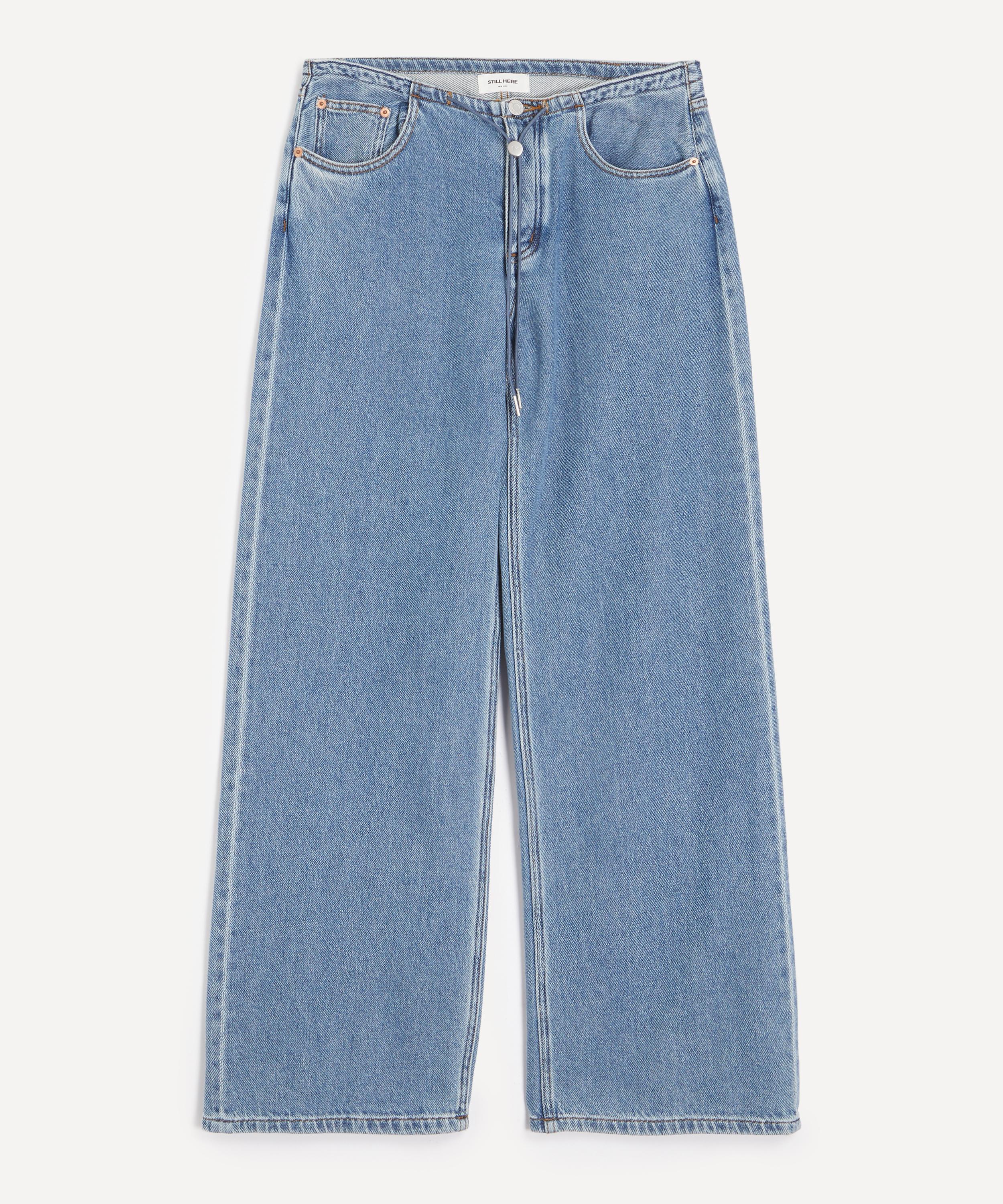 Still Here Women's Cool Low-rise Relaxed Jeans In Classic Blue