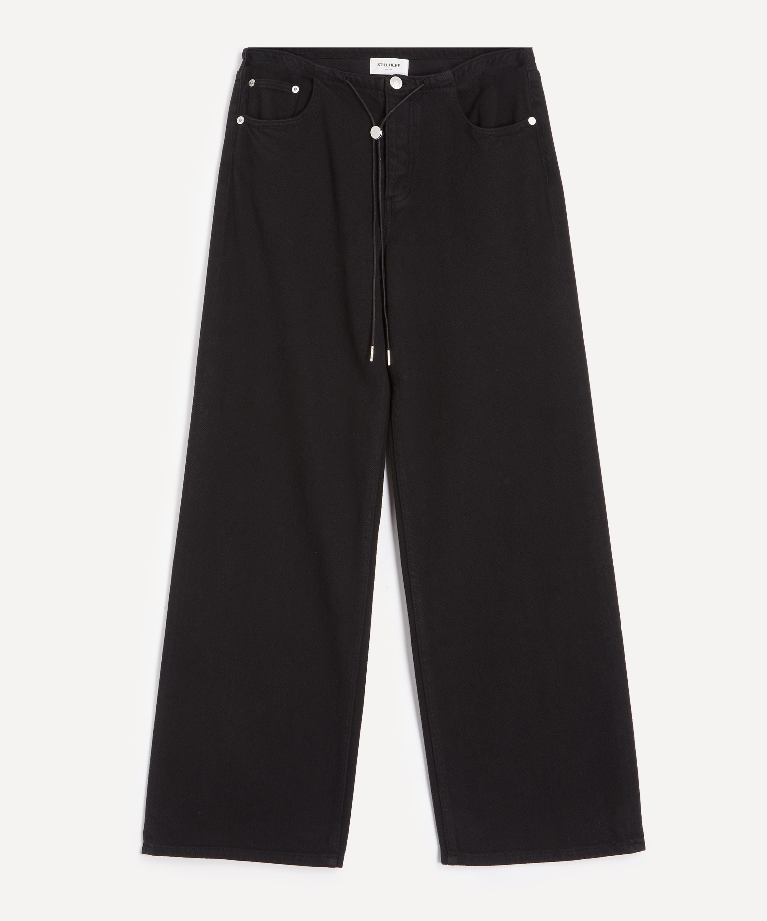 Still Here Women's Cool Low-rise Relaxed Jeans In Black
