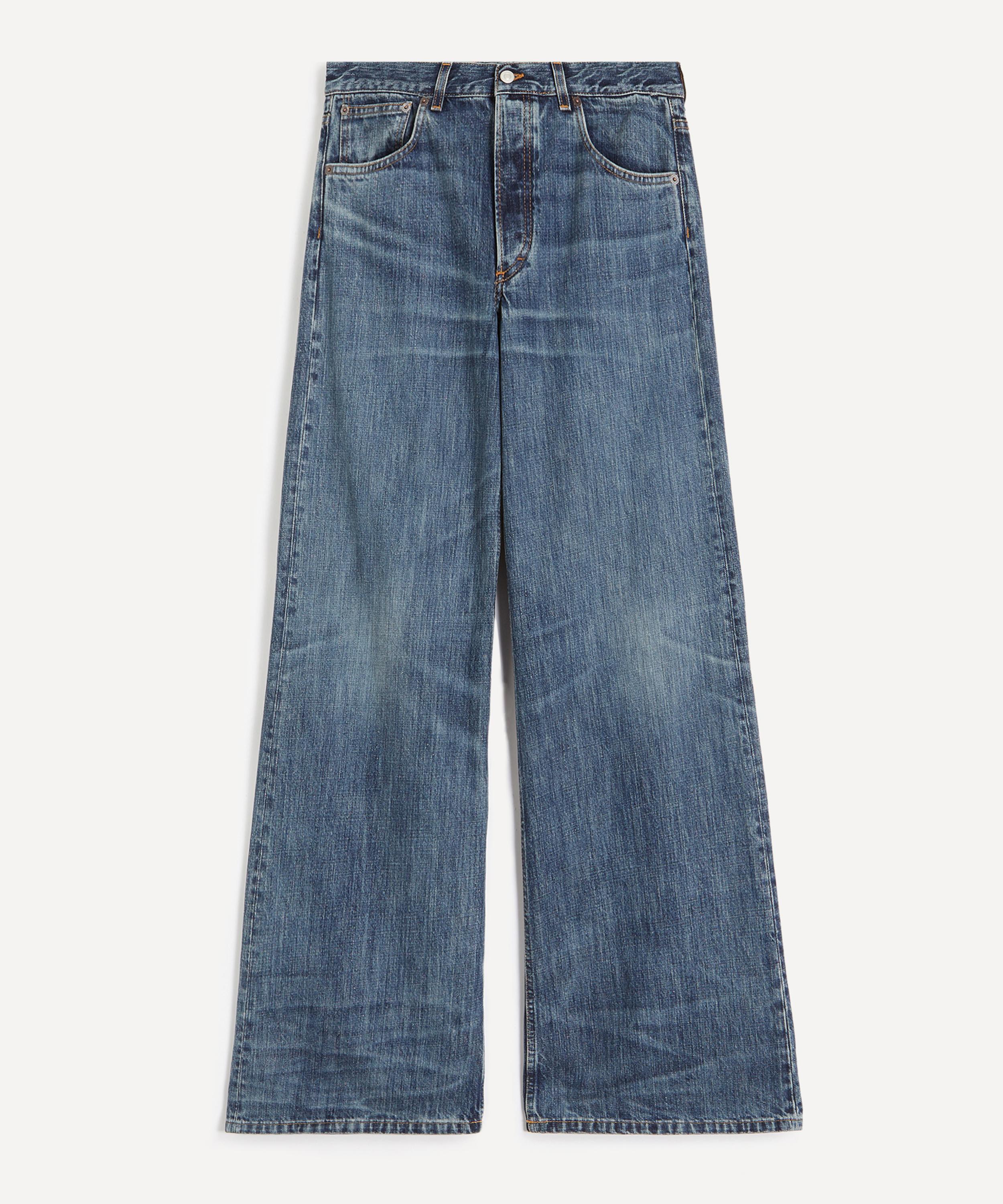 Jeanerica Women's Kyoto Jeans In Dark-blue Righe