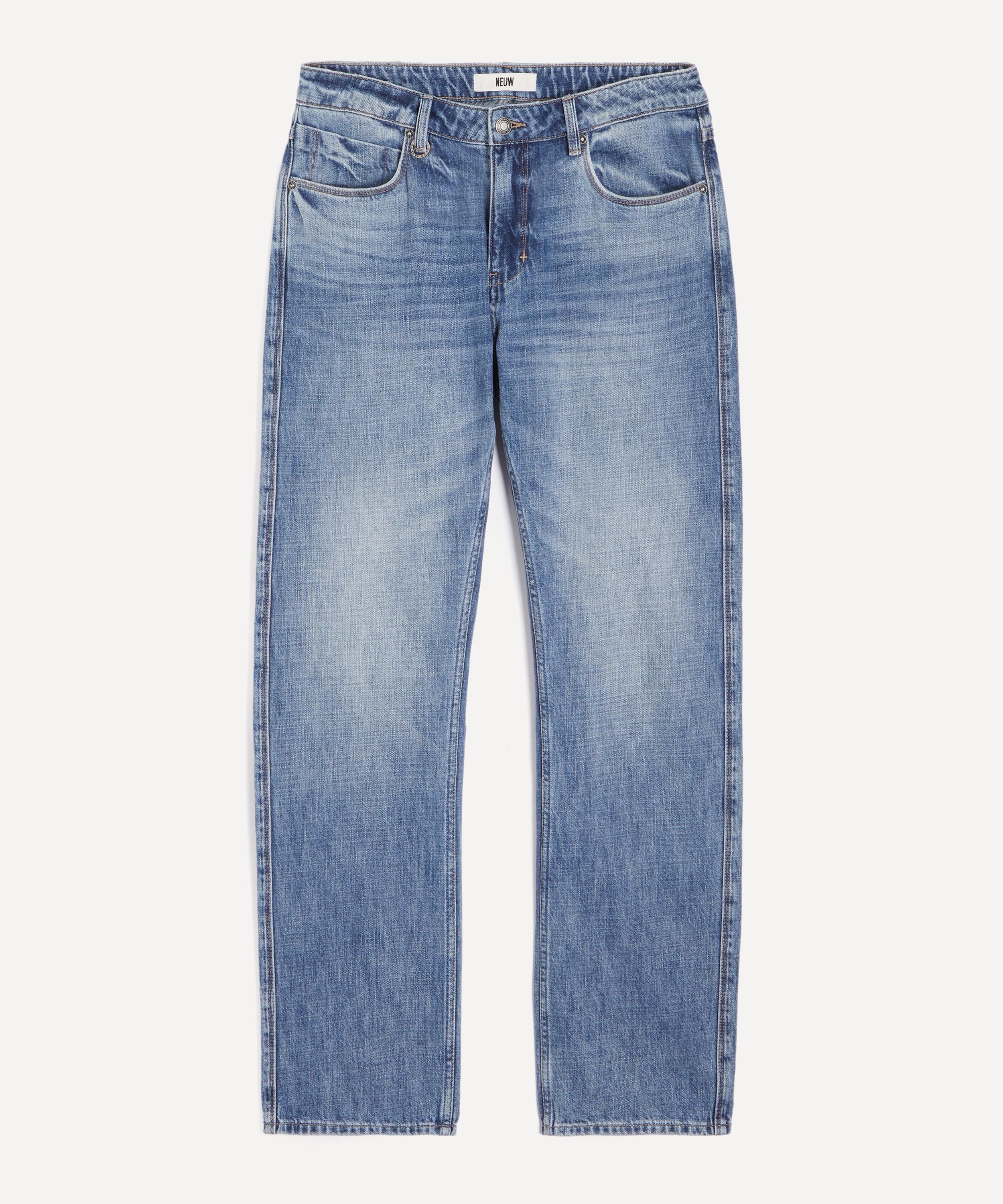 Neuw Mens Rebel Straight Jeans In Visionaere