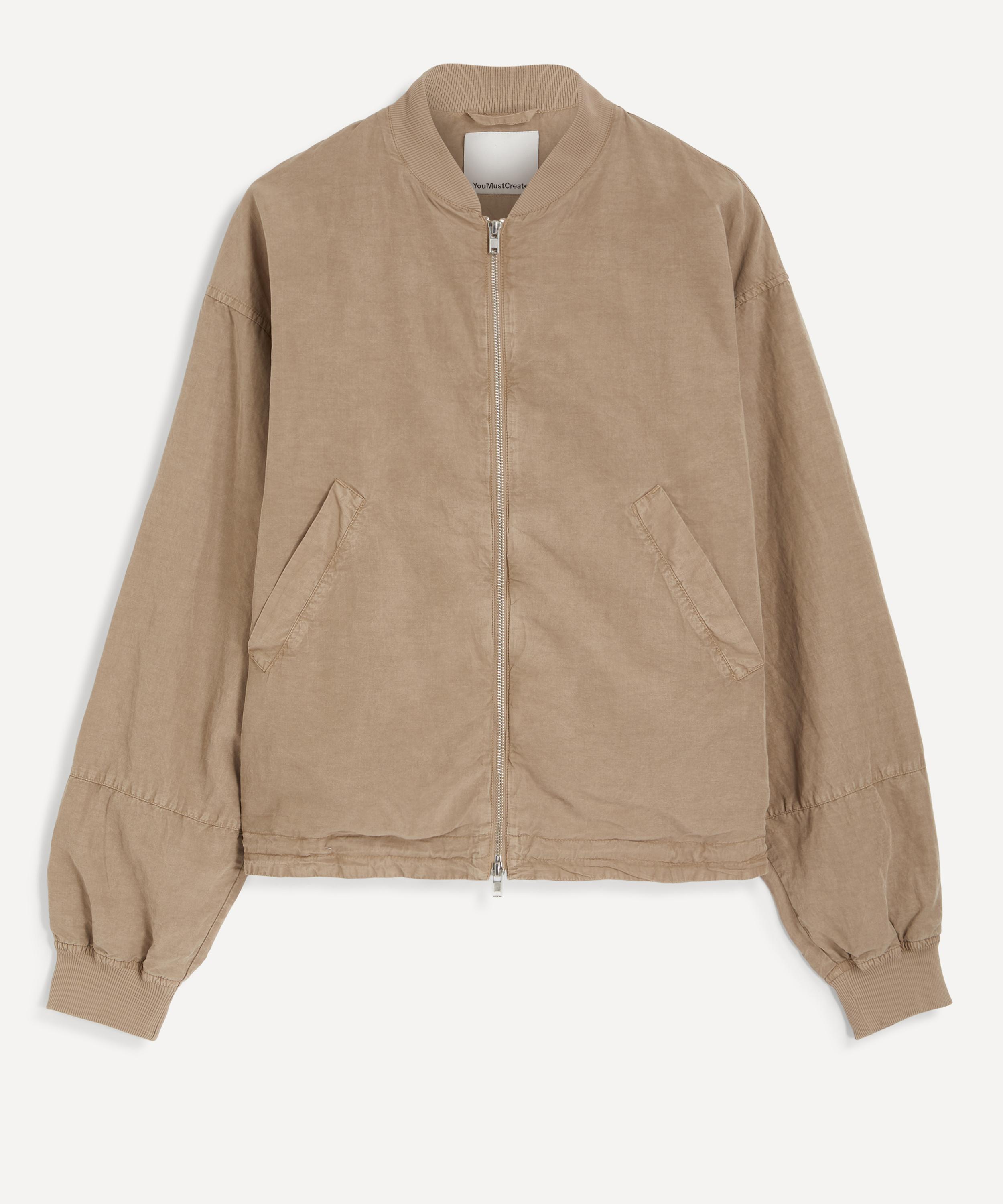 Ymc You Must Create Ymc Mens Basement Bomber Jacket In Taupe