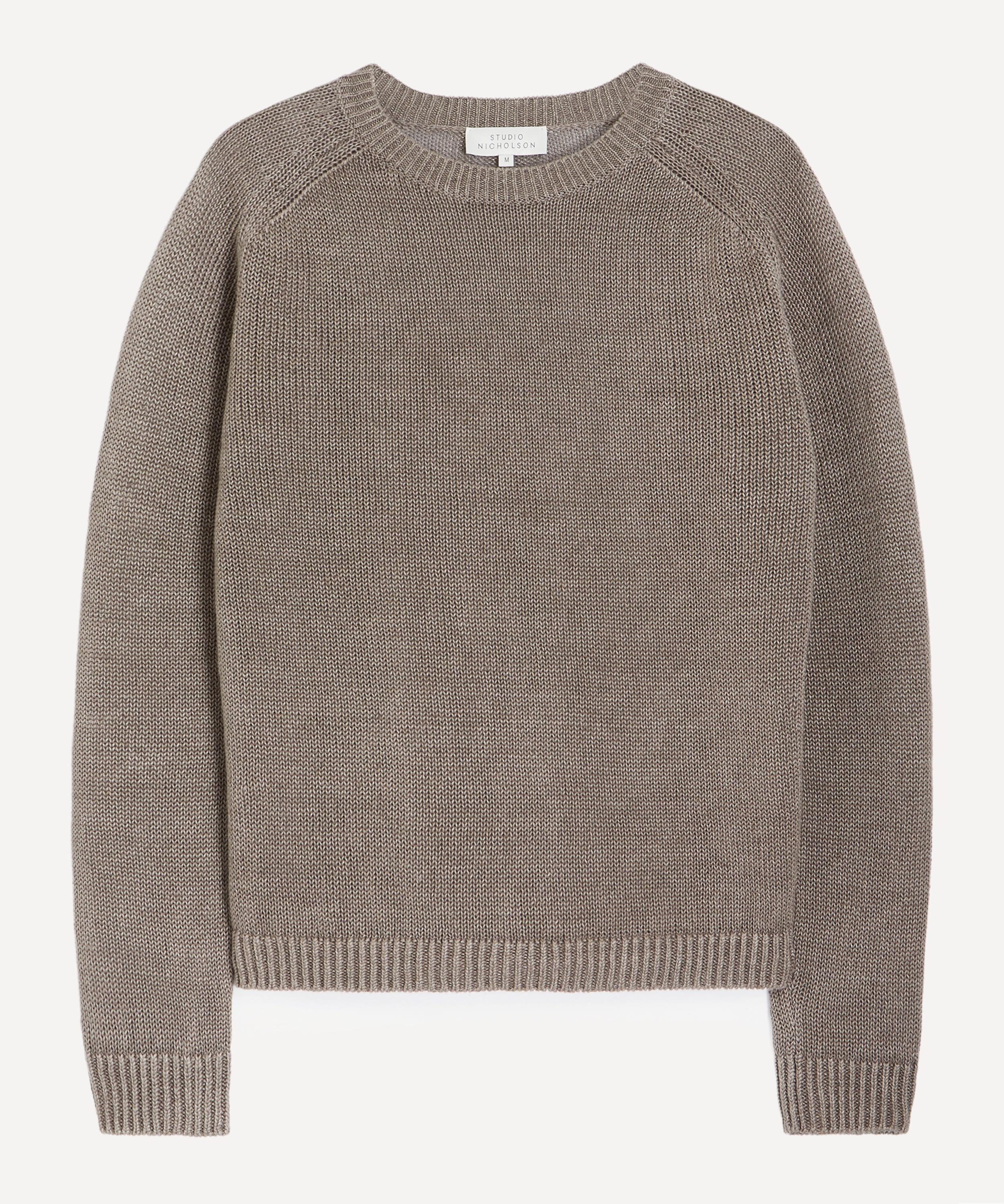 Studio Nicholson Mens Coste Jumper In Brown