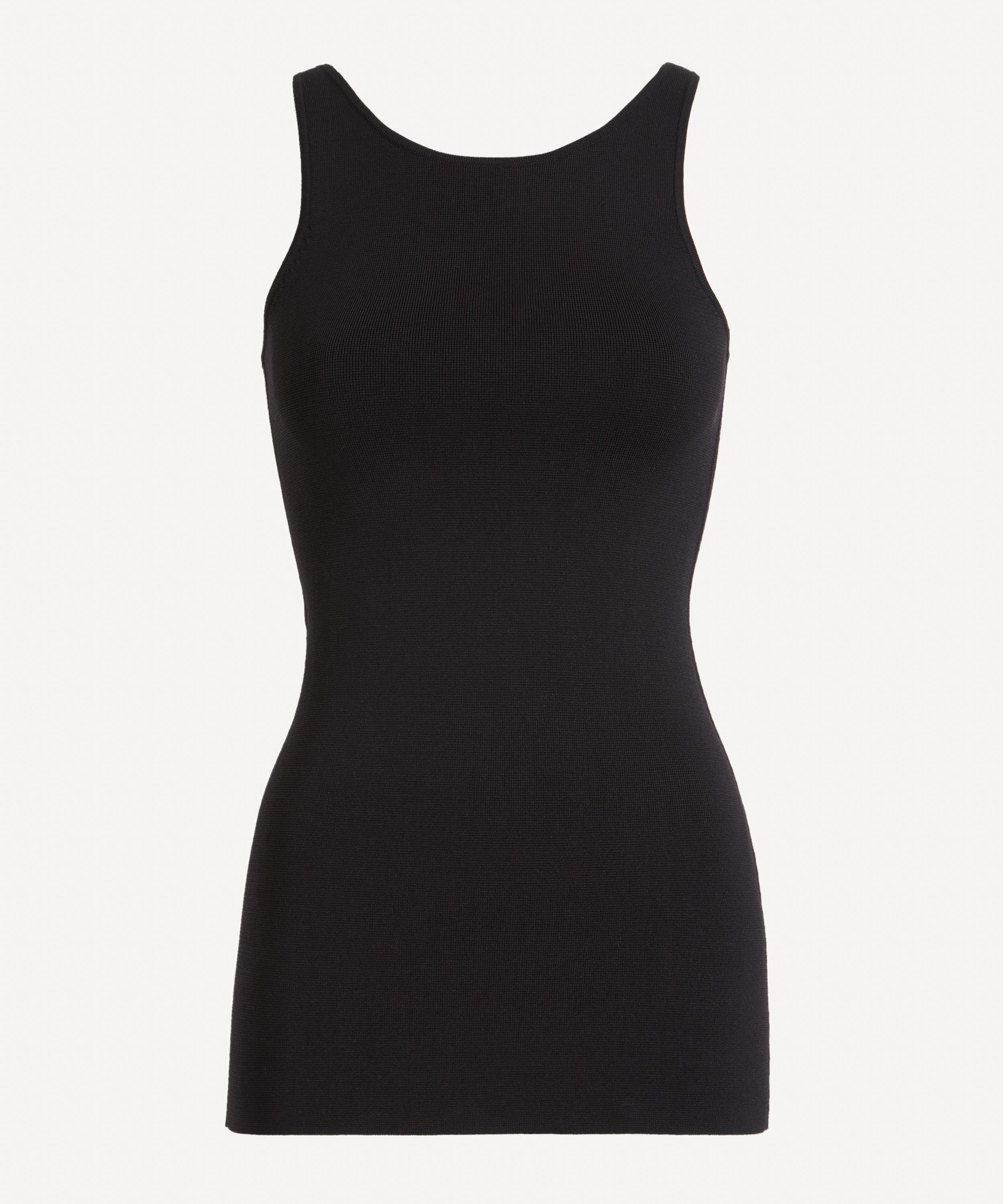 Totême Toteme Women's Black Classic Compact Knit Tank Top