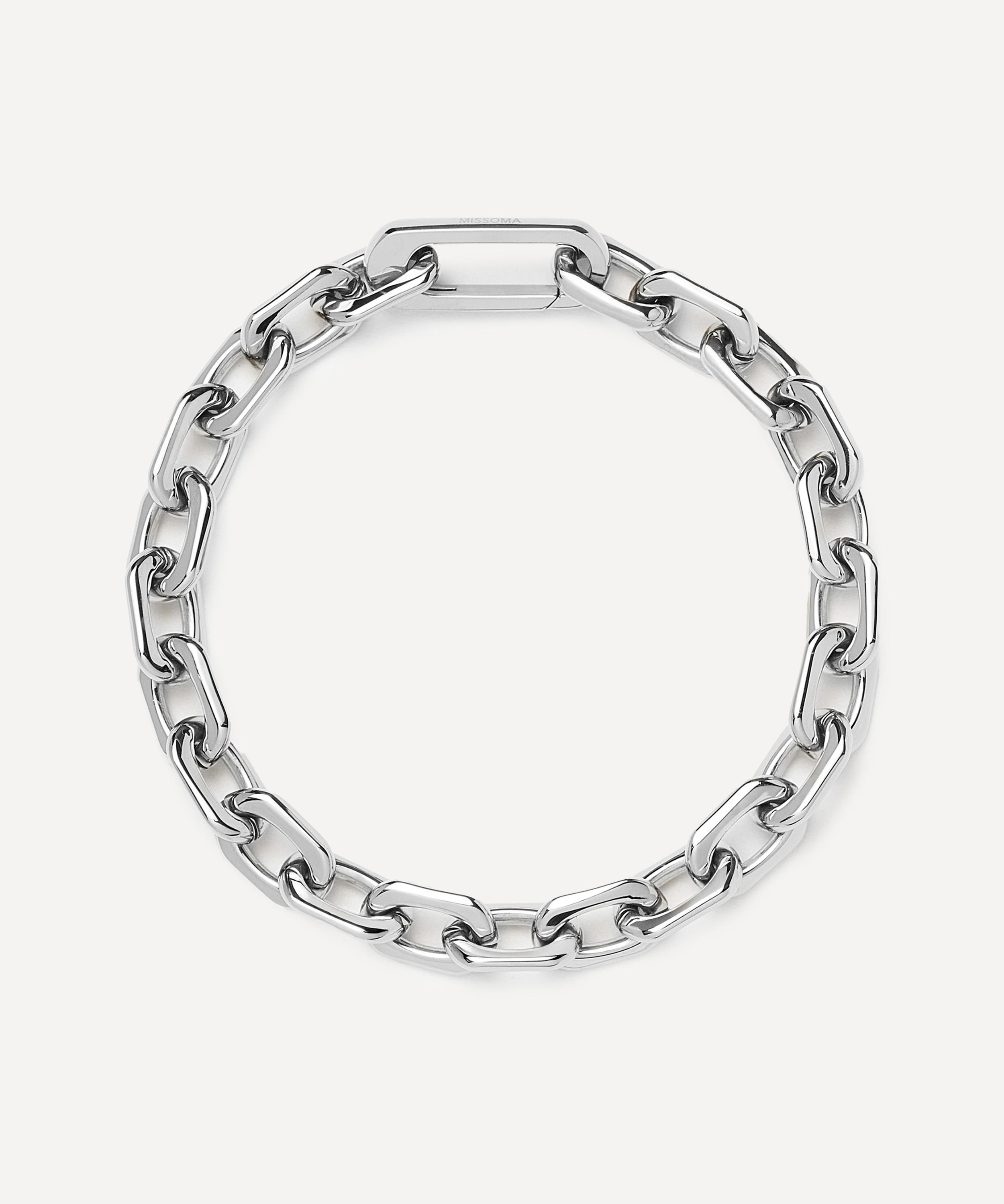 Missoma Platinum-plated Mariner Chain Bracelet In Metallic