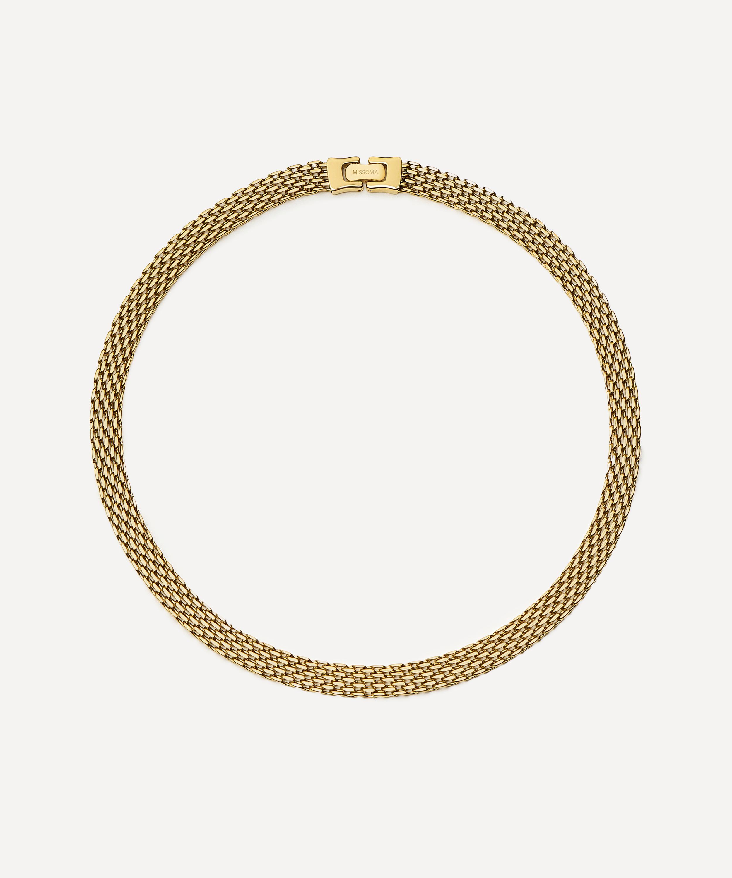 Missoma 18ct Gold-plated Heirloom Chain Choker Necklace