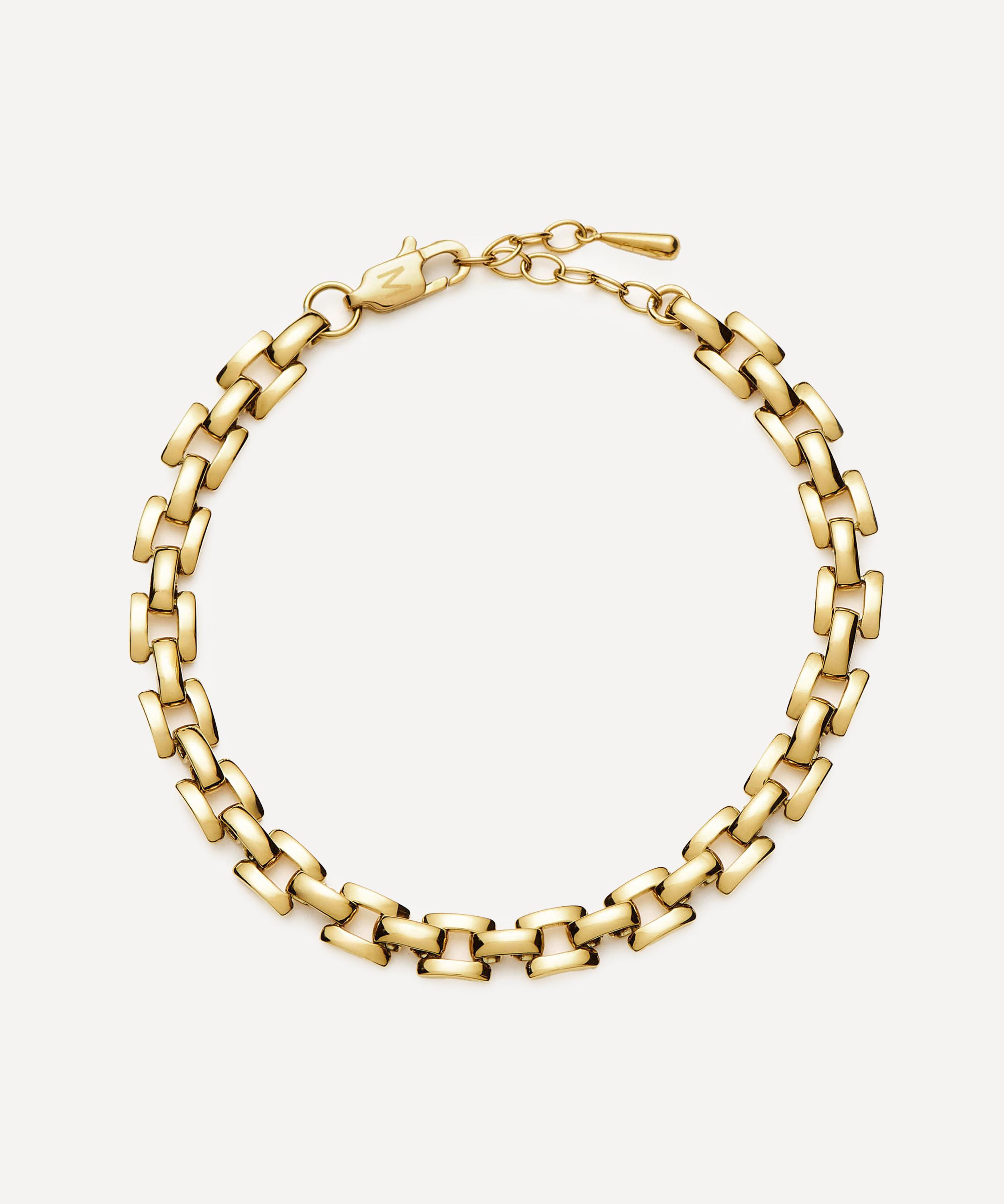 Missoma 18ct Gold-plated Timepiece Link Chain Bracelet