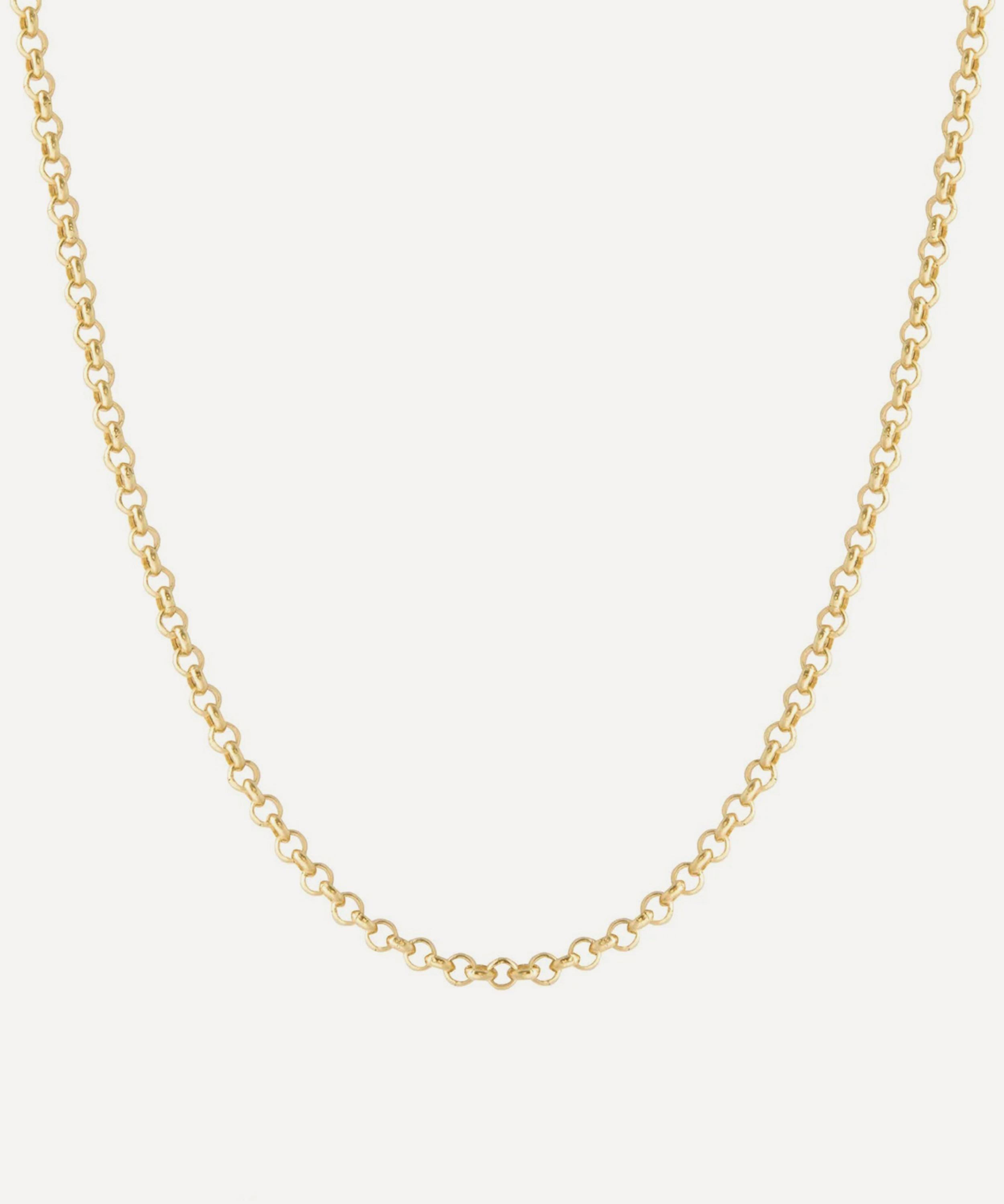 Vice Versa 14ct Gold Mini Rolo Chain Necklace