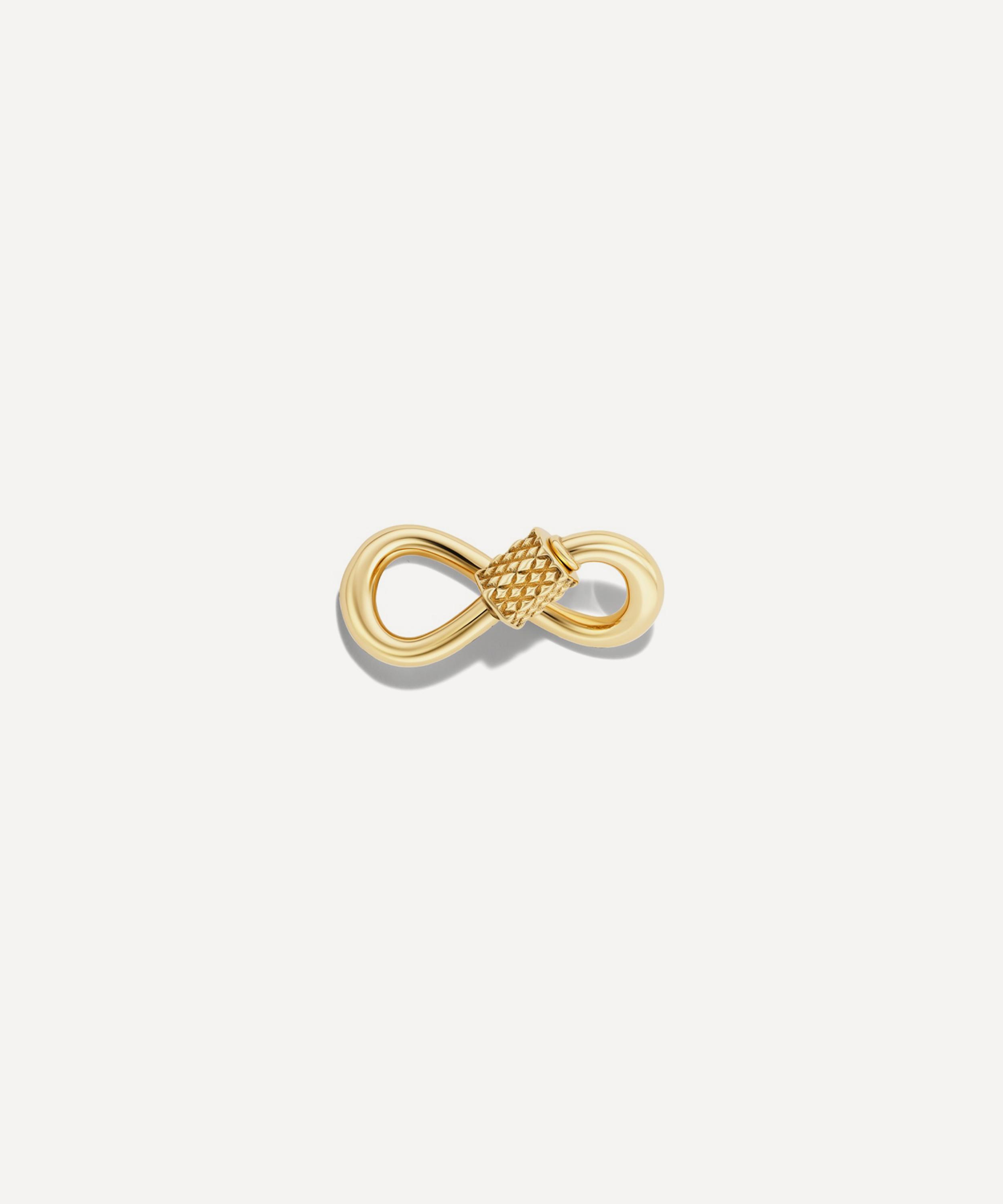 Marla Aaron 14ct Gold Baby Dna Lock