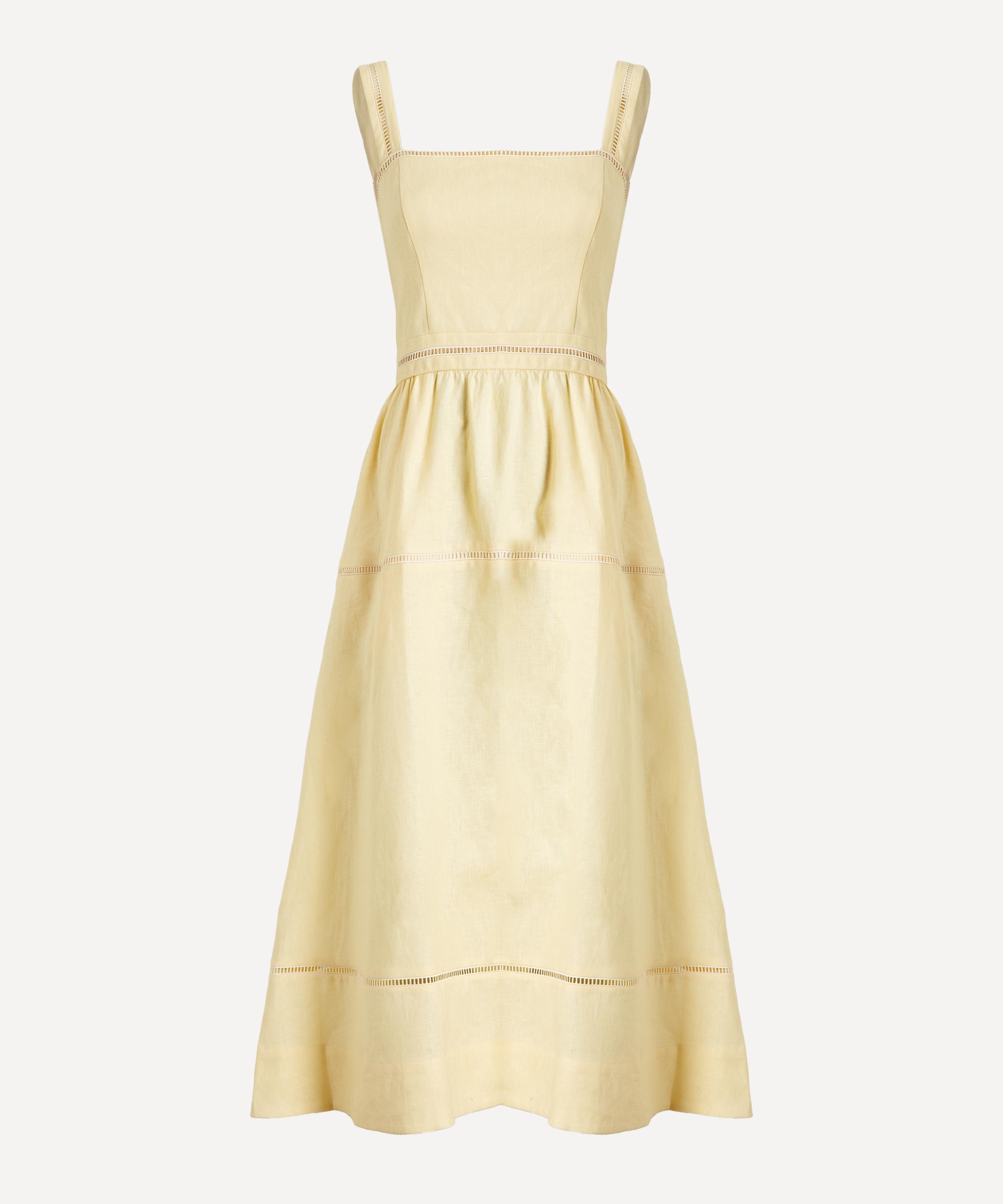 Reformation Women's Everett Midi Dress In Ray Of Light