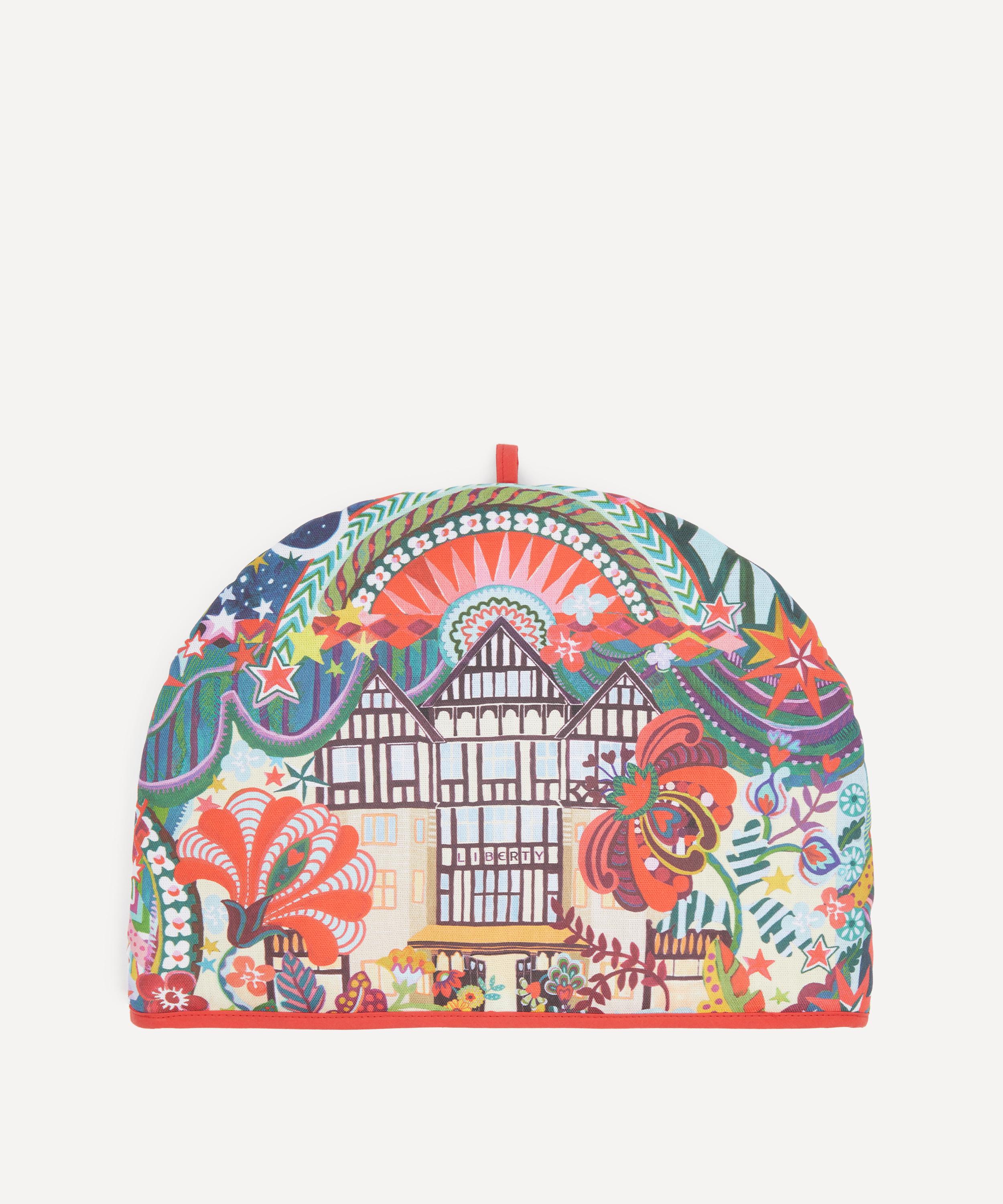 Liberty Festive Staging   Tea Cosy In Green
