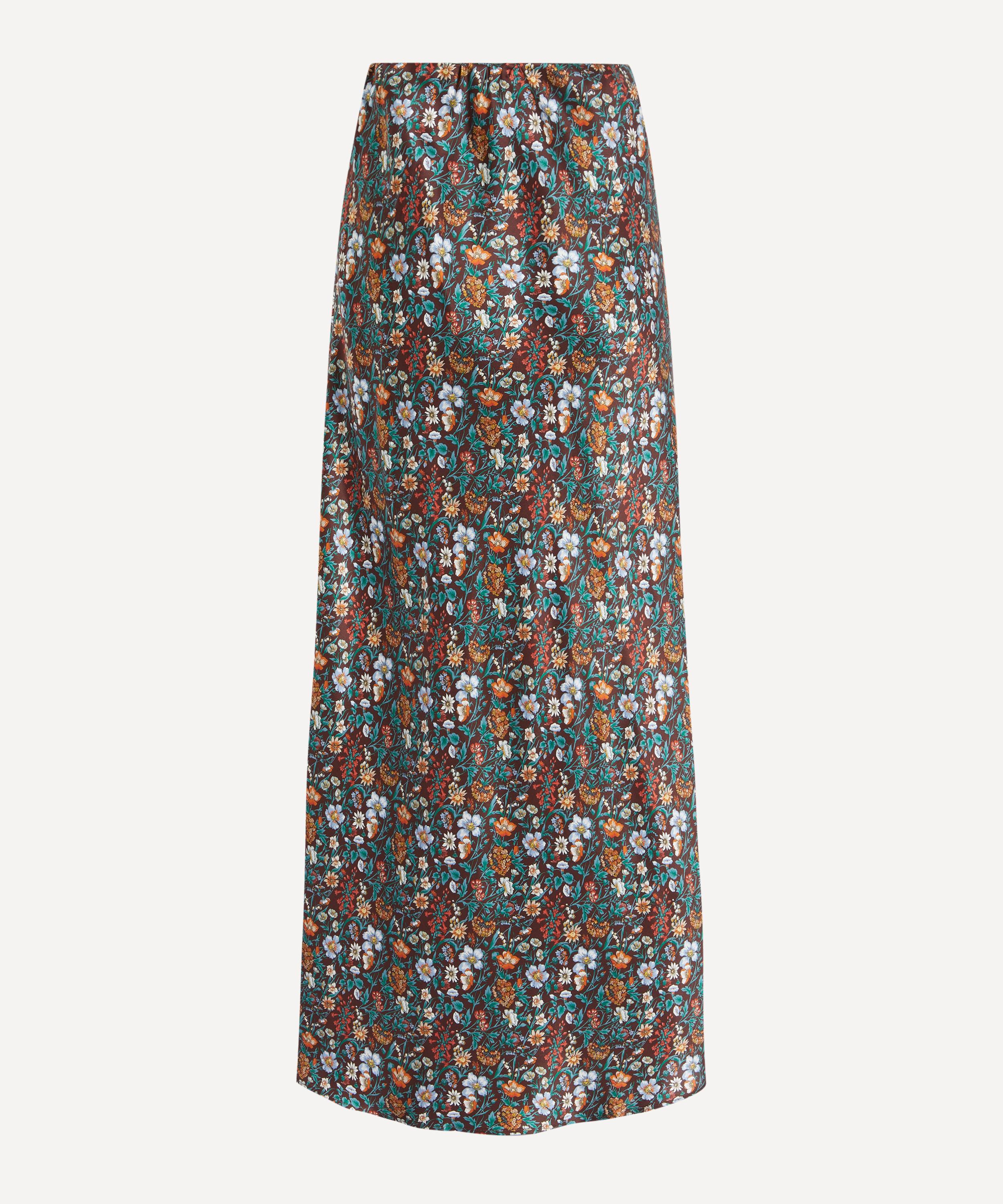 Liberty Women's Rachel Meadow Silk Slip Skirt