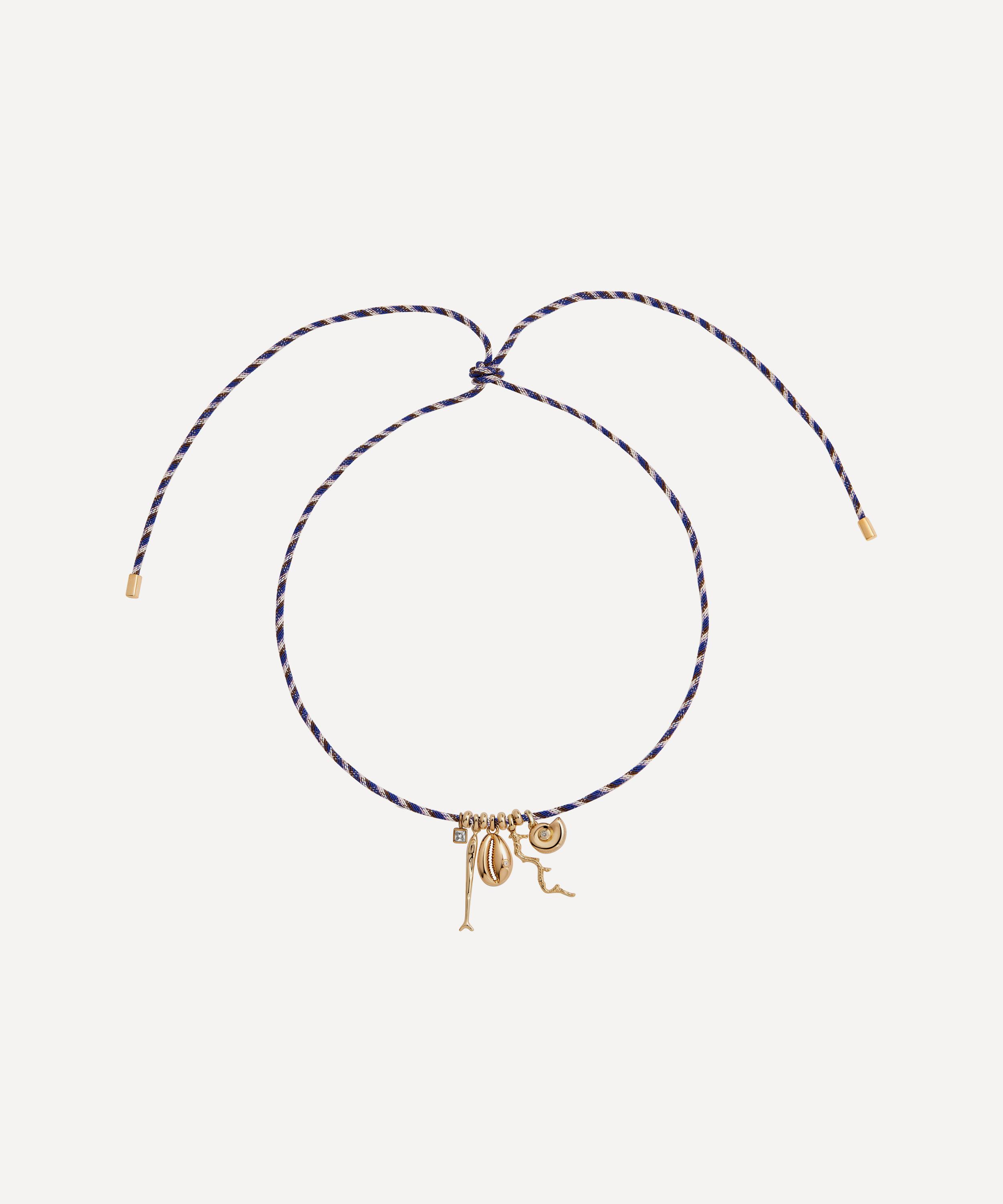 Martha Calvo 14ct Gold-plated Isla Charm Necklace