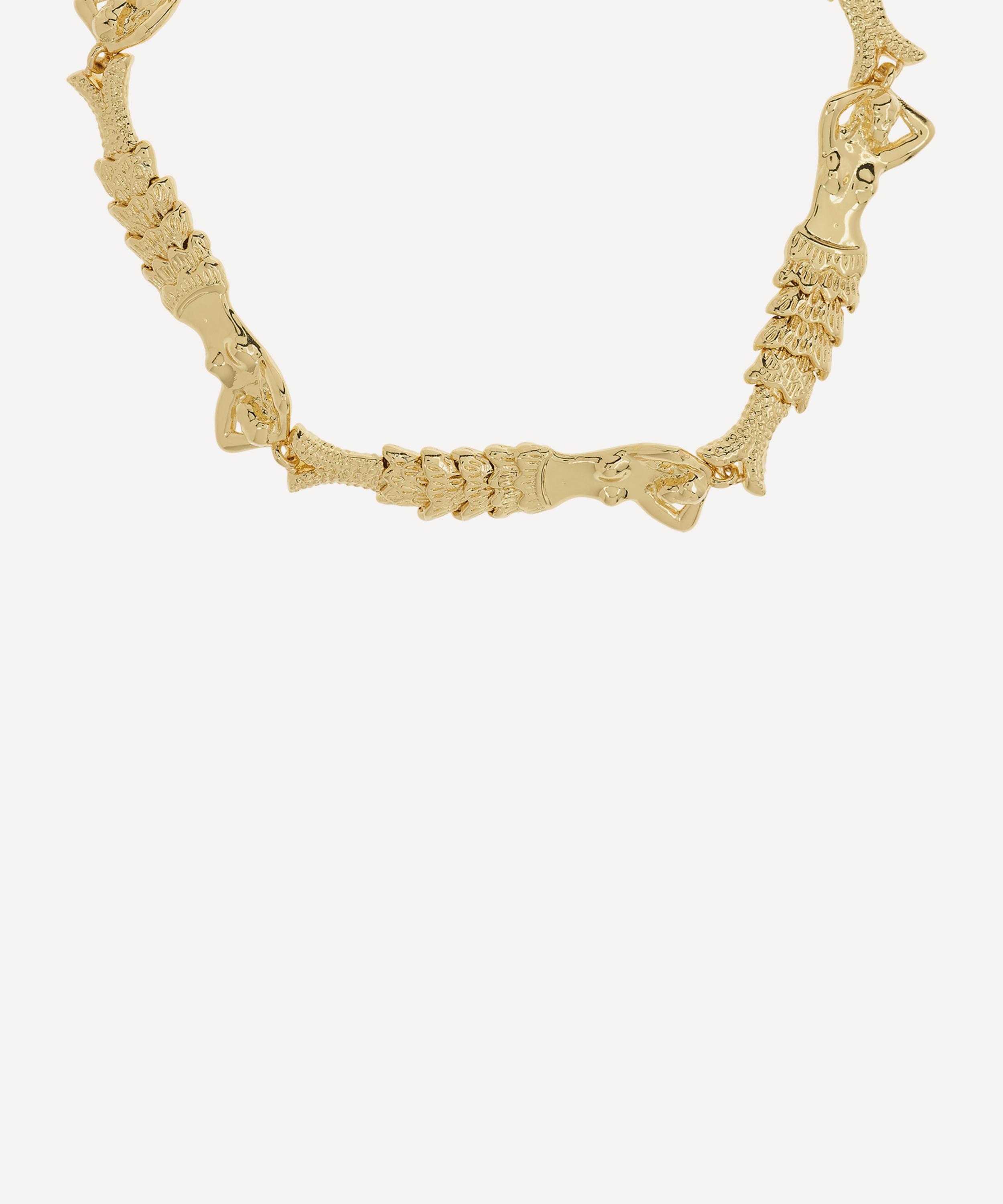 Anna + Nina Gold-plated Mermaid Bracelet
