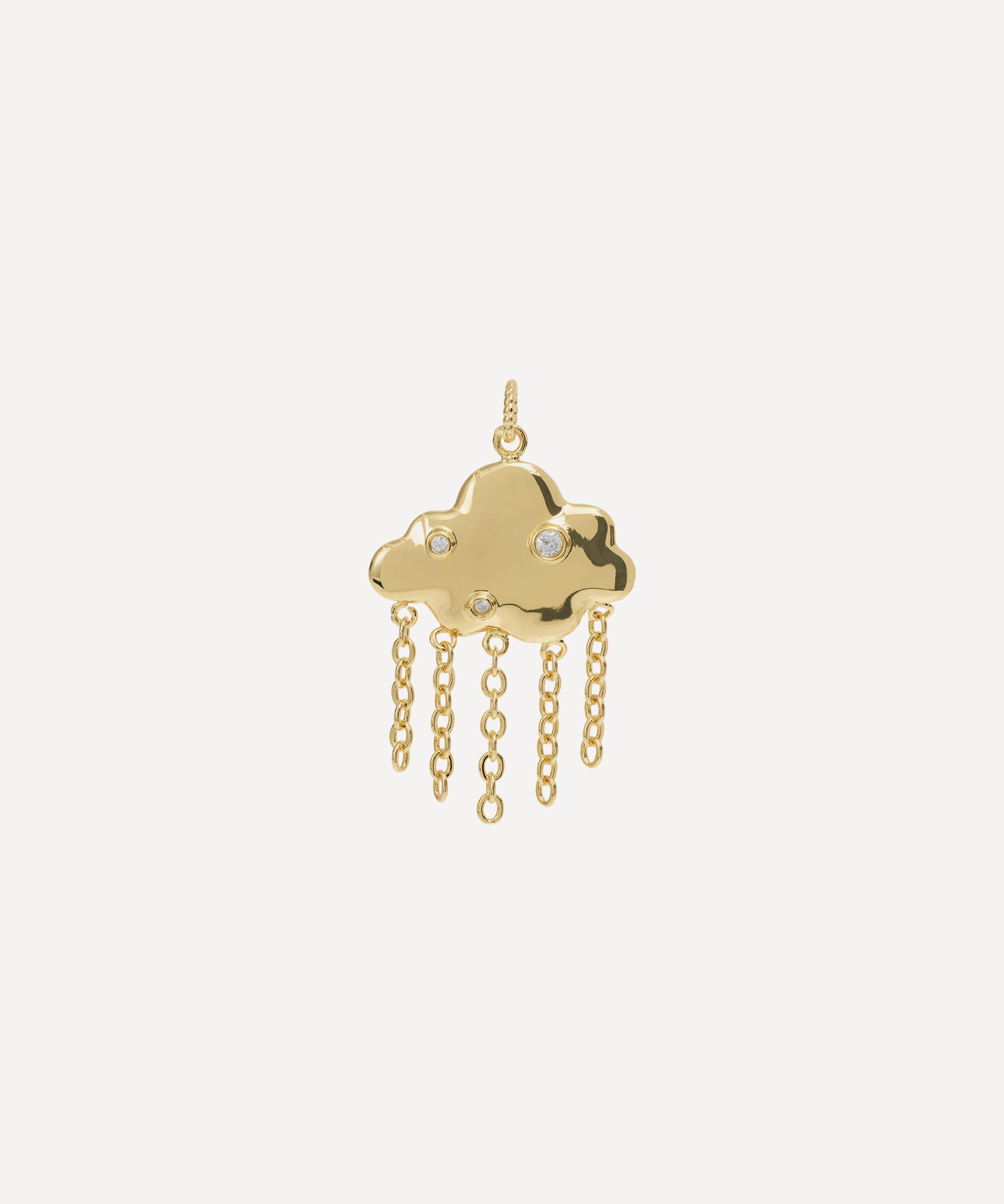 Anna + Nina Fine Coffee Bean Bracelet In Gold