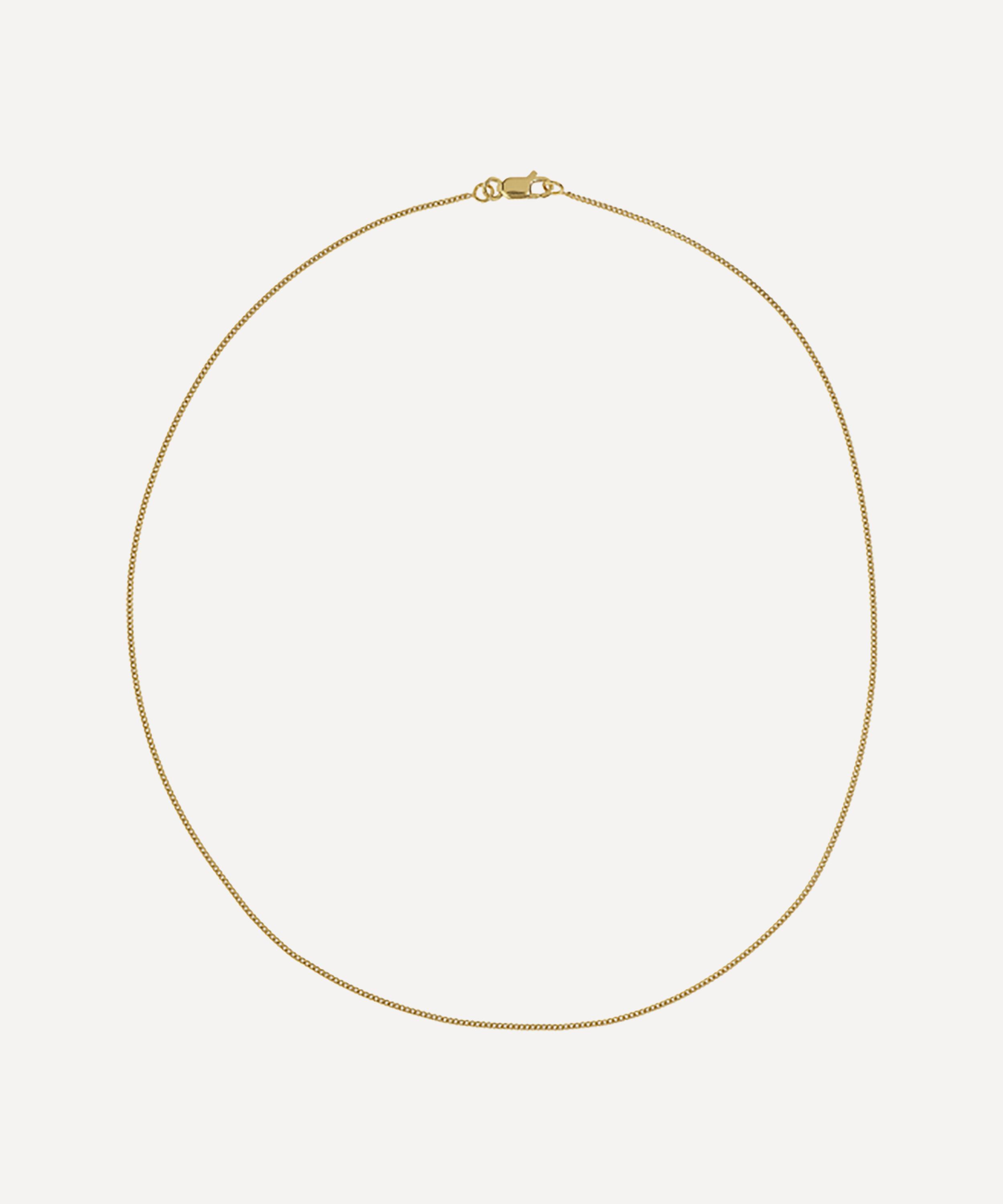 Anna + Nina 14ct Gold-plated Gourmet Plain Necklace