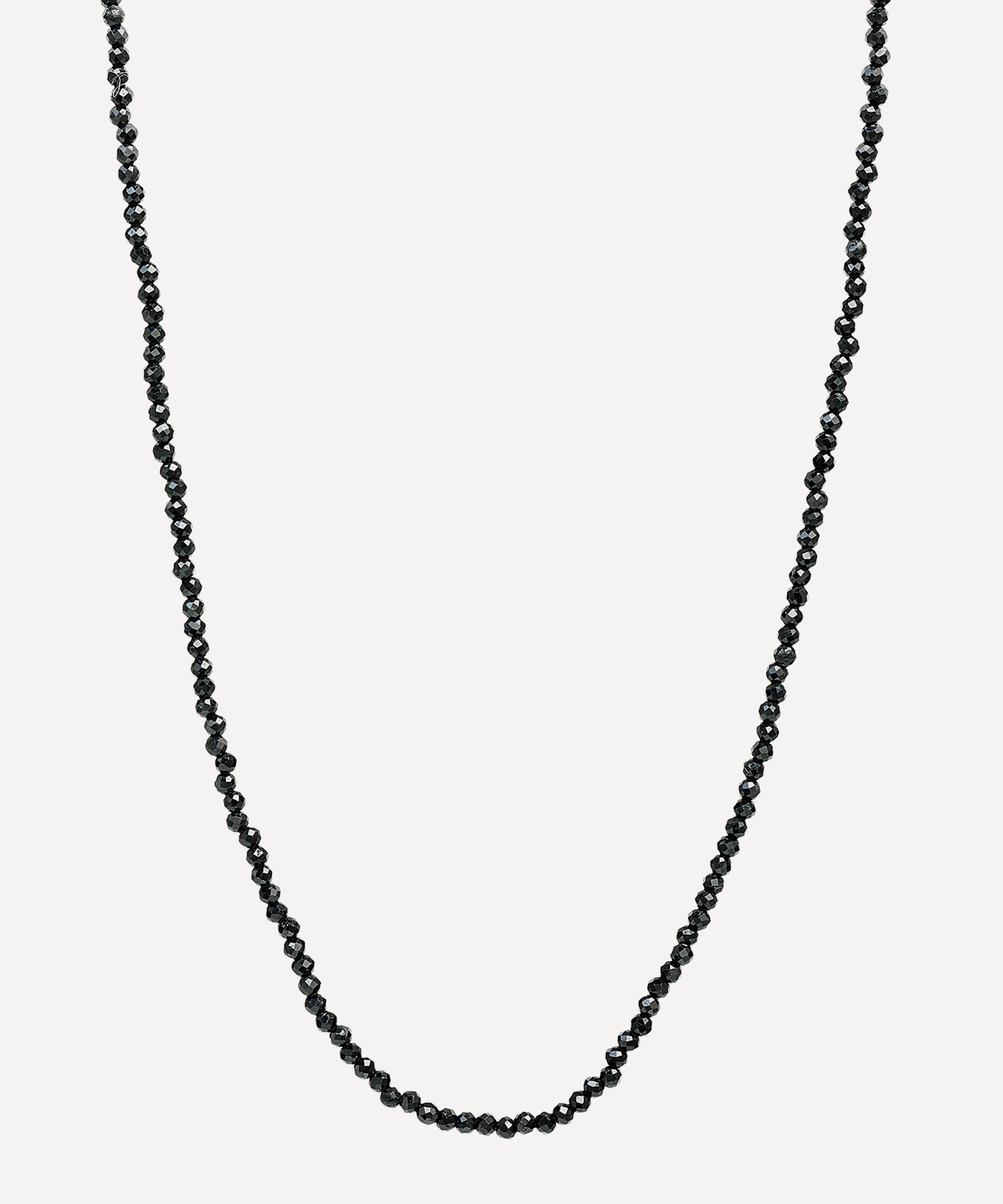 Anna + Nina Gold-plated Black Onyx Gemstone Necklace