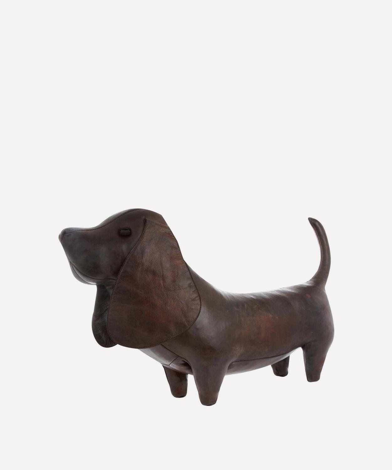 Omersa Standard Leather Basset Hound In Brown
