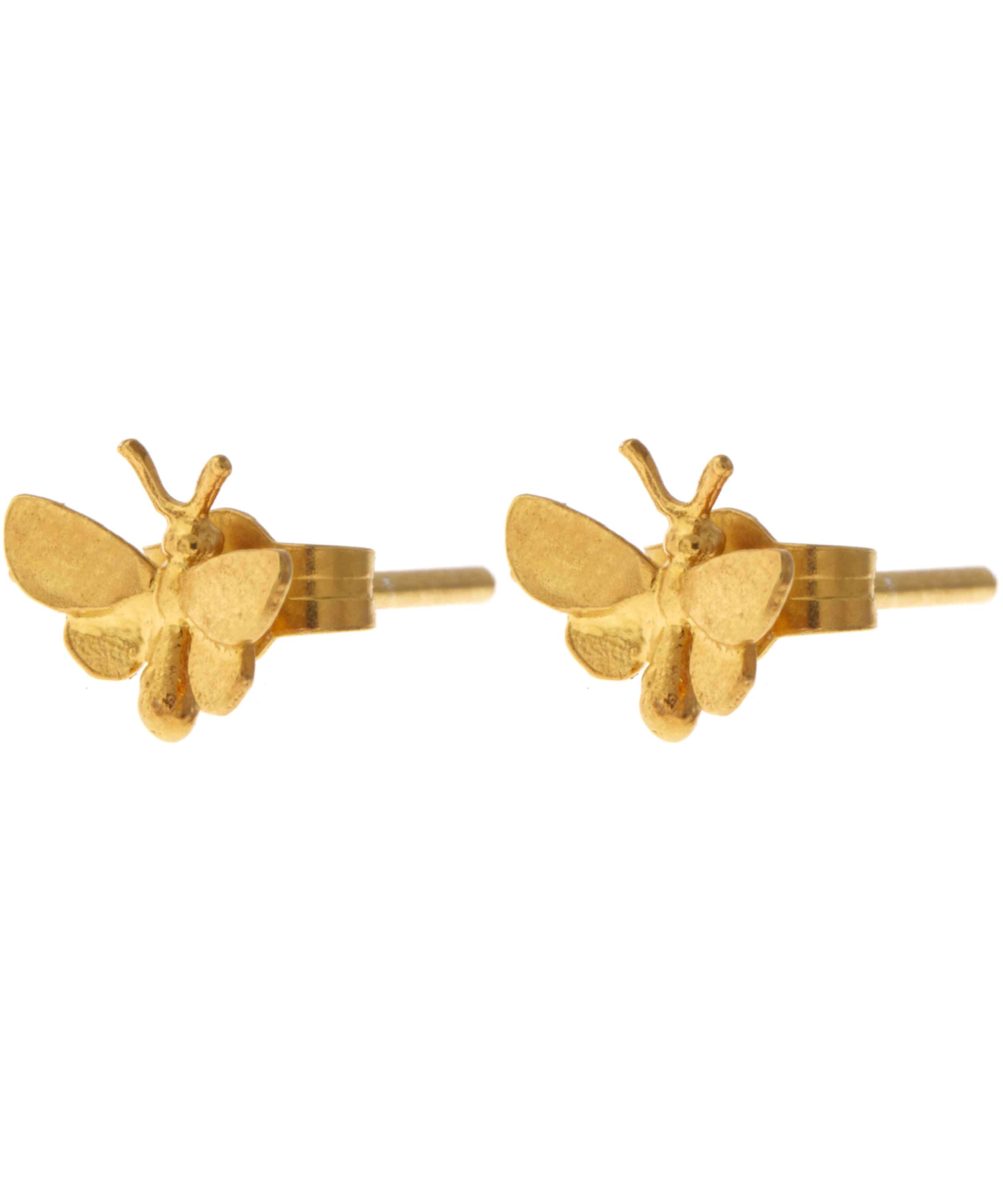 Tiny Butterfly Stud Earrings | Liberty London