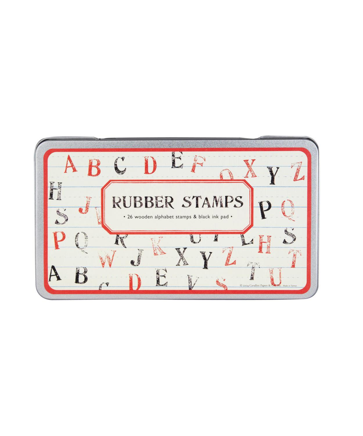 Alphabet Rubber Stamp Set Liberty London