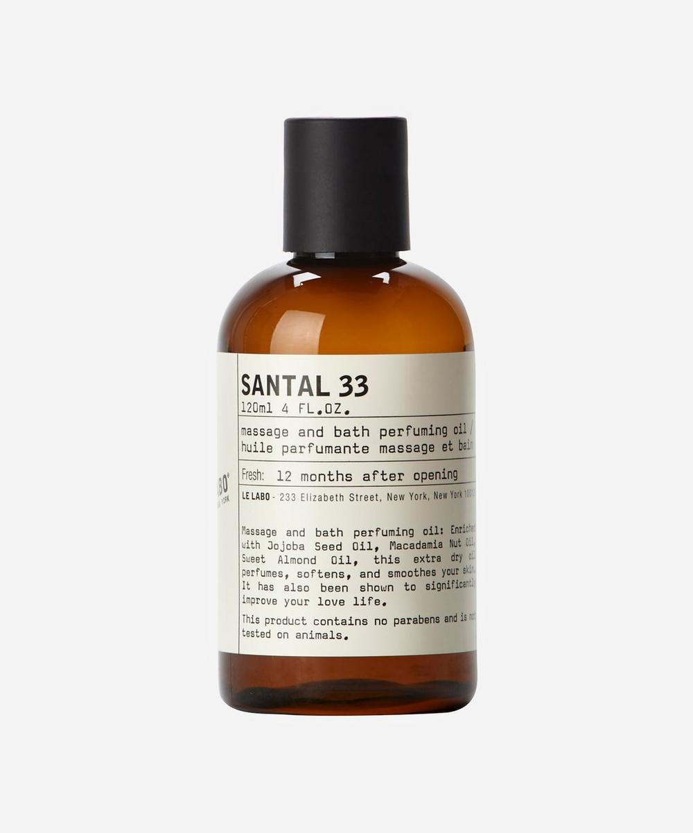 Le Labo Santal 33 Bath And Body Oil 120ml