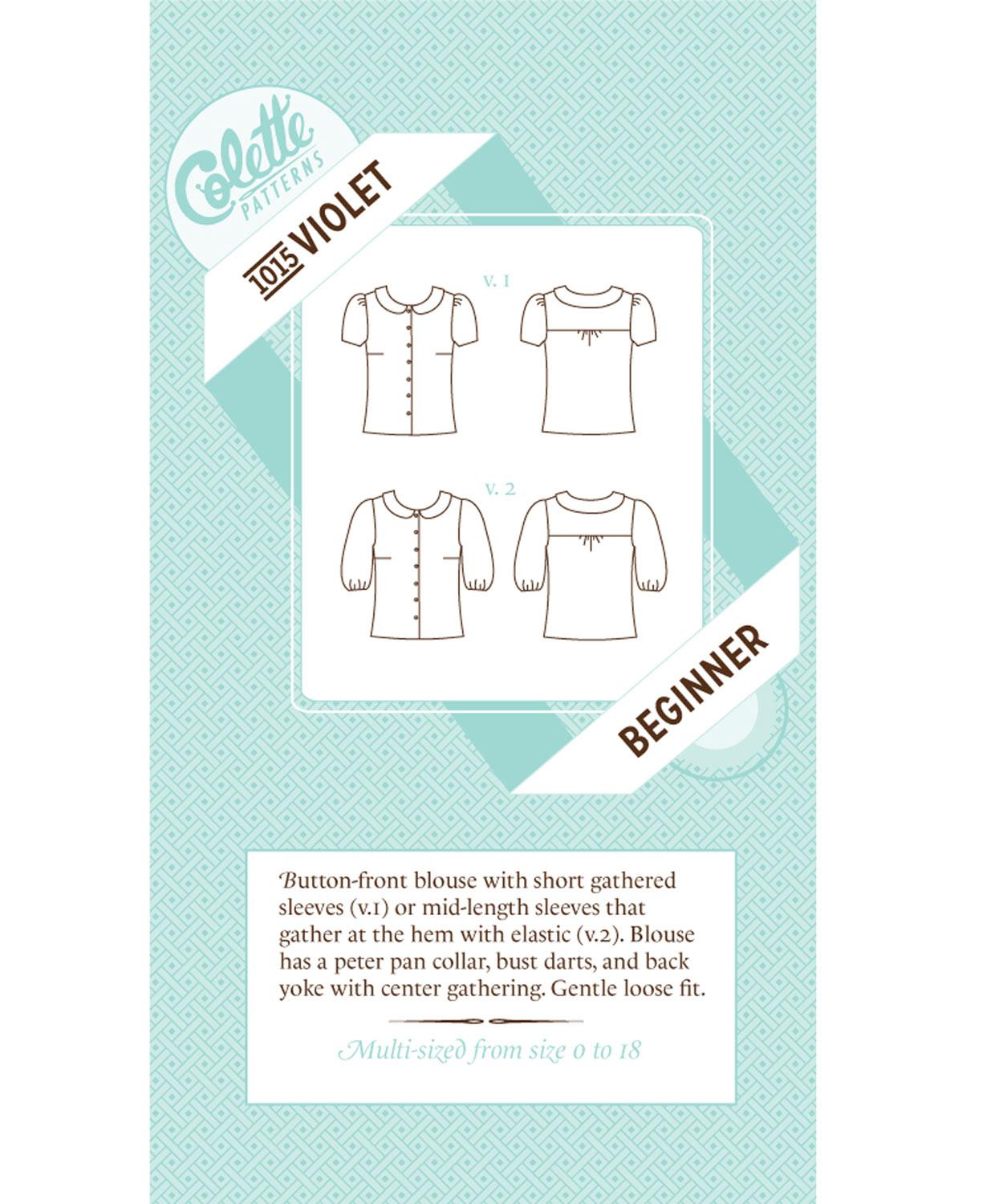 Violet Blouse Sewing Pattern Liberty London