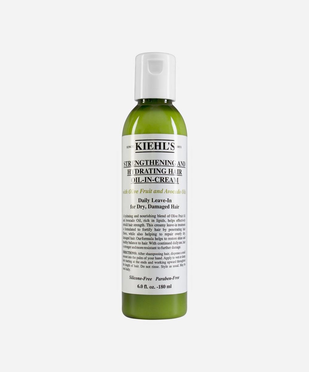 Kiehl's Since 1851 Strengthening & Hydrating Hair Oil-in-cream 180ml In White