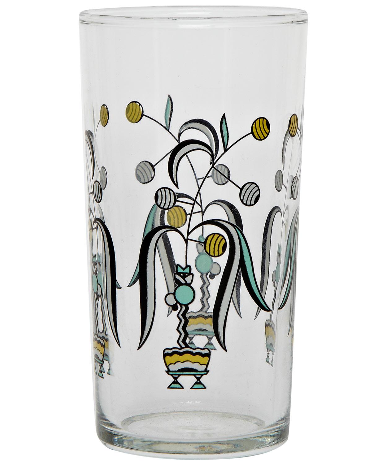 Deco Floral Design Italian Wine Glass Liberty London