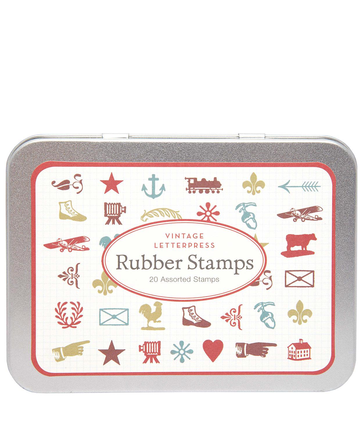 Vintage Letterpress Assorted Stamps Liberty London