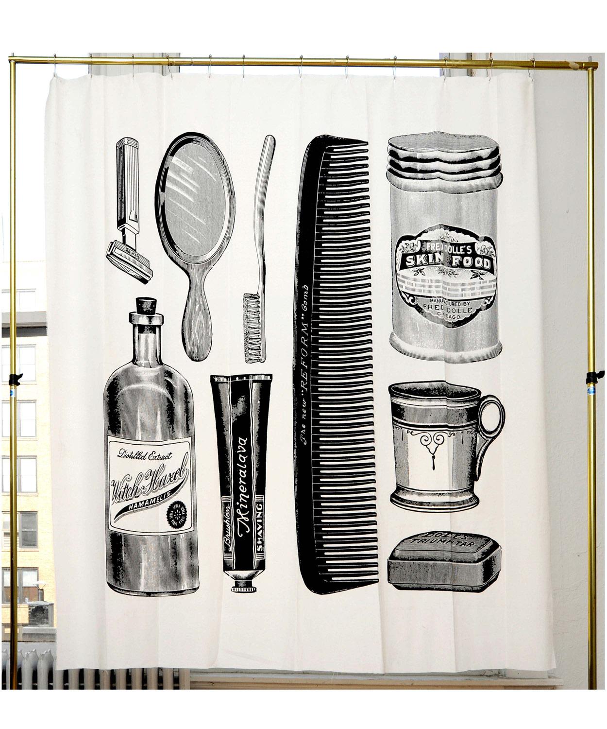 Apothecary Shower Curtain Liberty London
