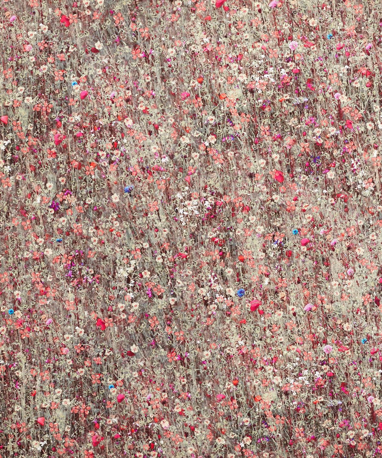 Liberty Mawston Meadow Modern Floral Pollen & Velvet Fabric Cushion Cover Arts