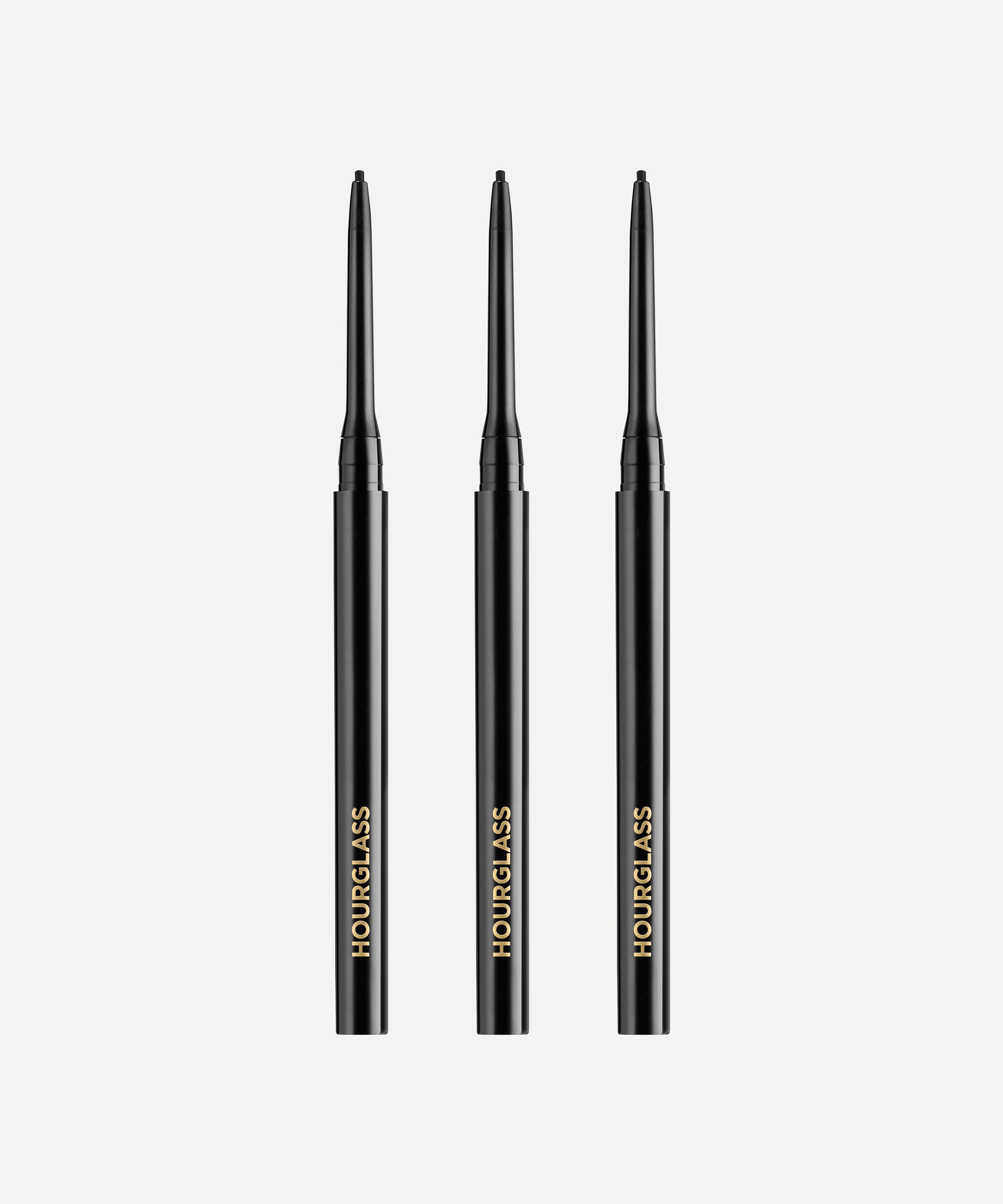 Hourglass 1.5mm Mechanical Gel Eye Liner In Obsidian Set Of Three In Obsidian