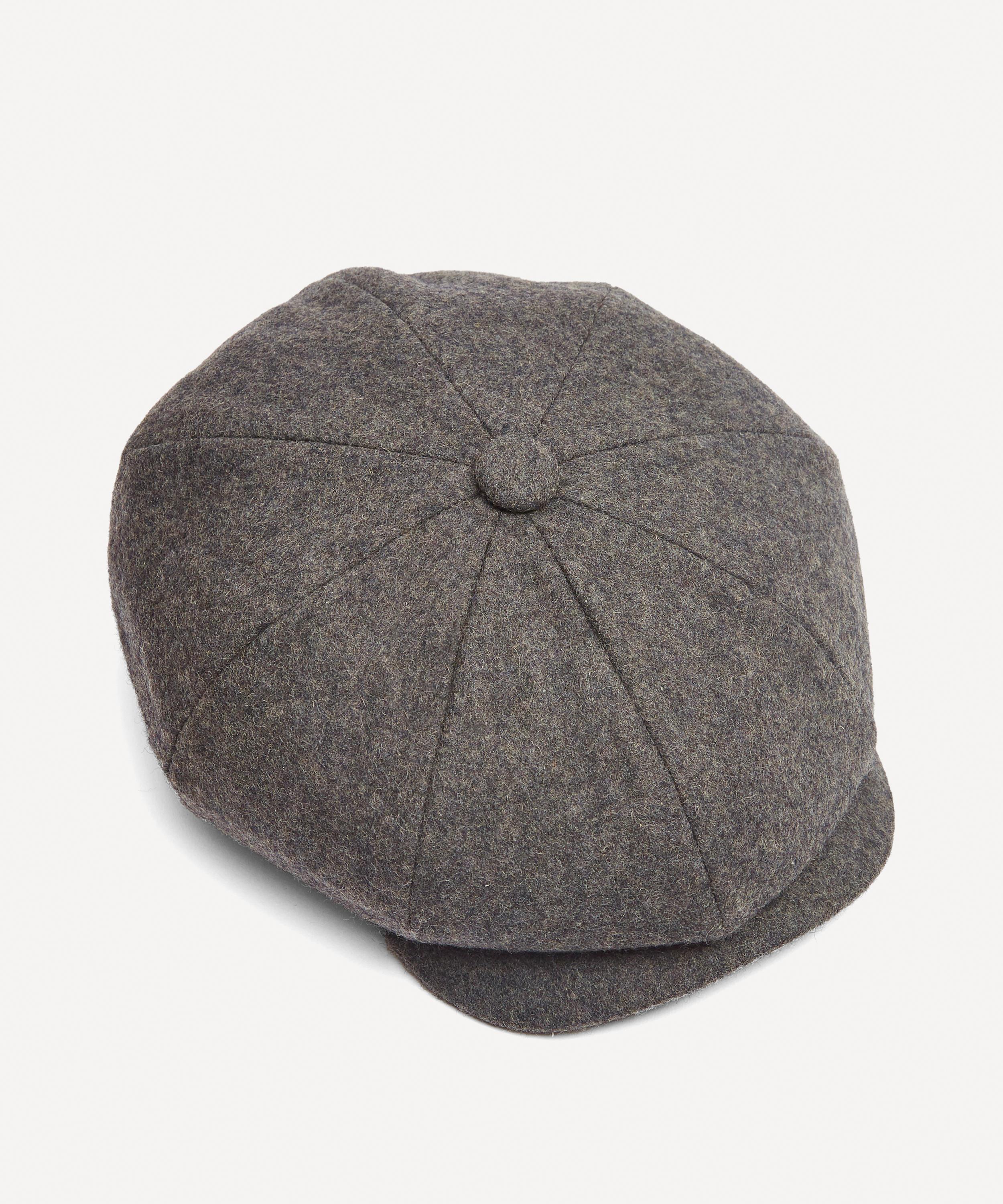 Christys' Hats Bakerboy Cap In Mid Grey