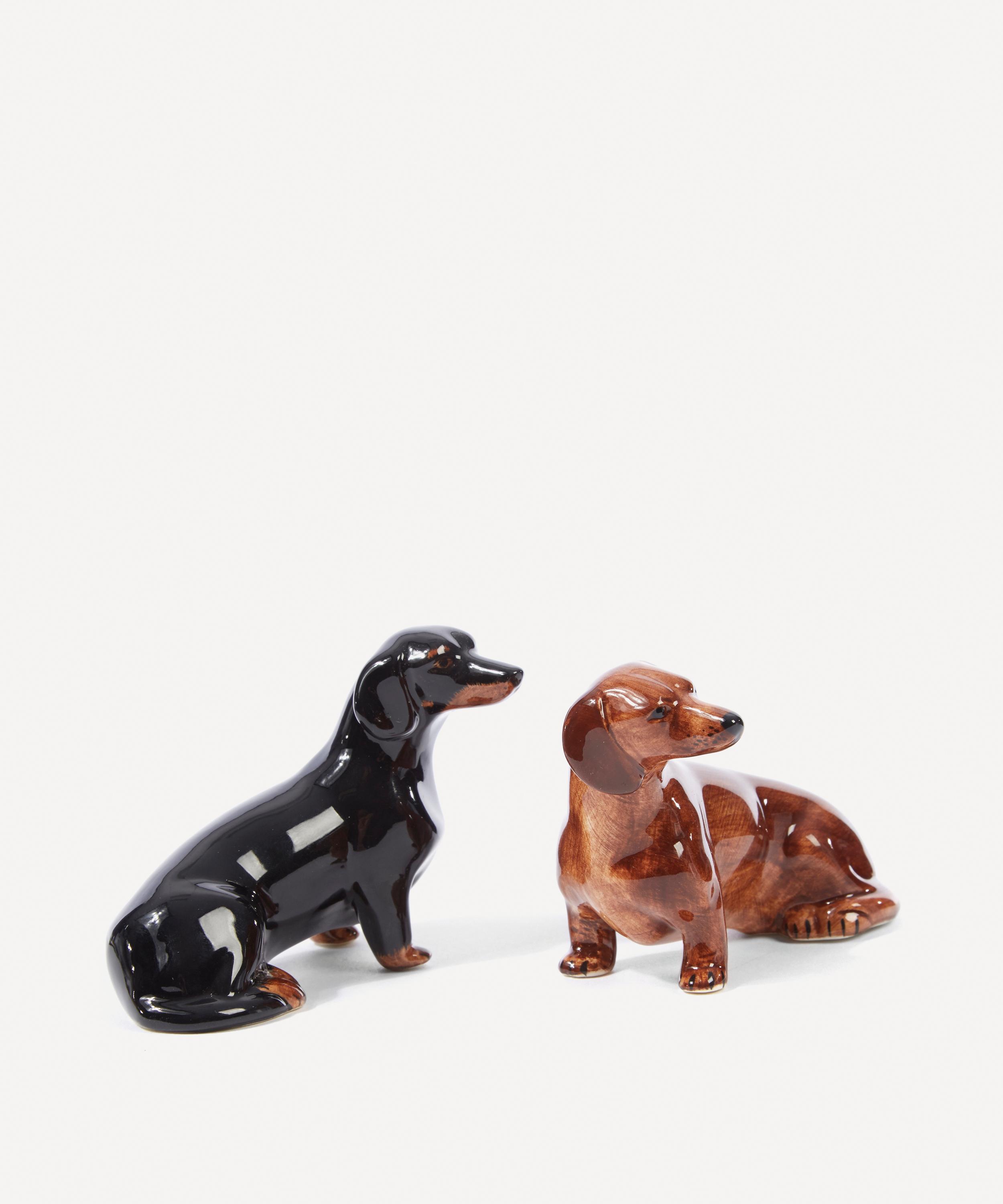 Quail Dachshund Salt And Pepper Shakers In Multi