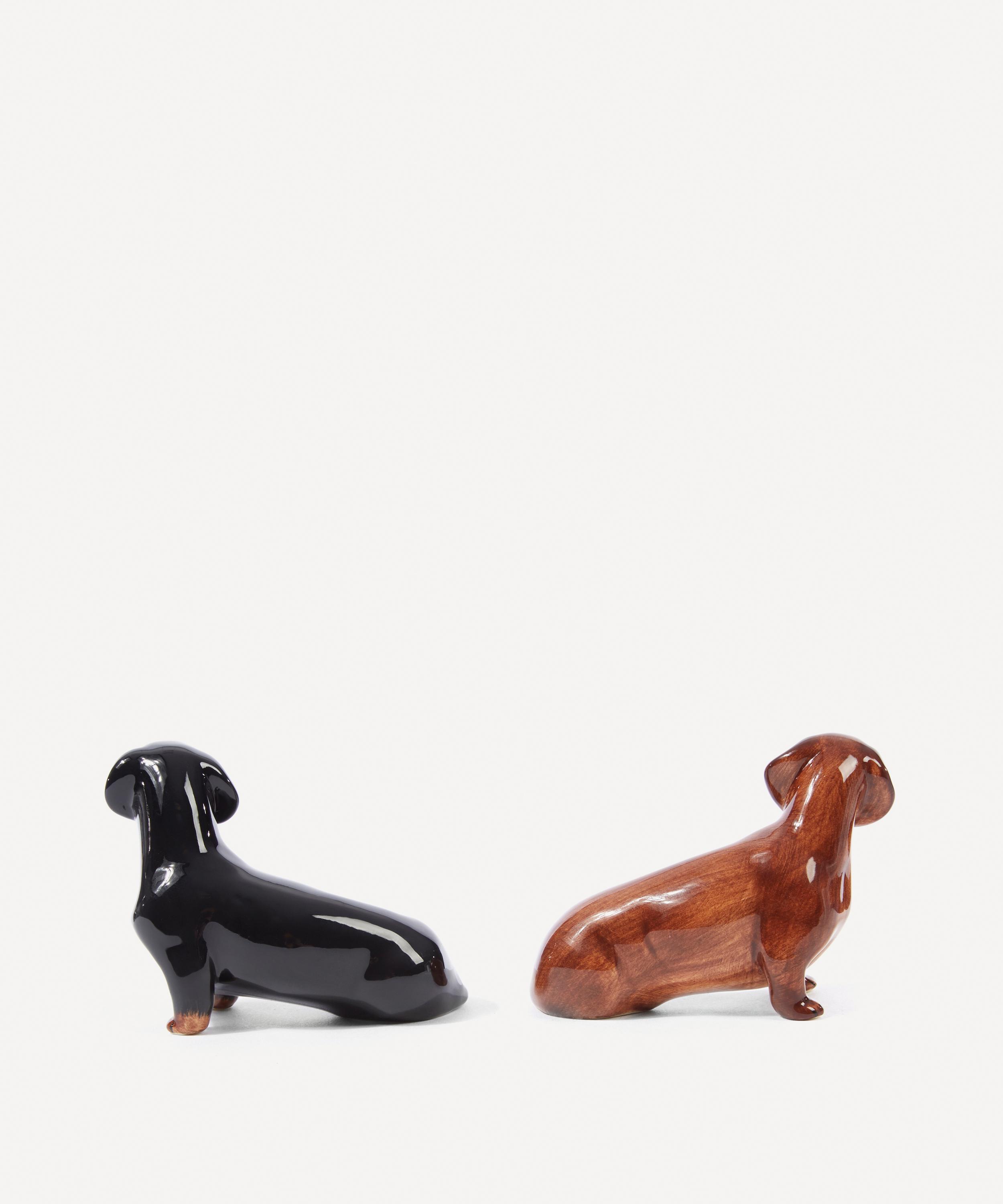 Quail Dachshund Salt And Pepper Shakers In Multi