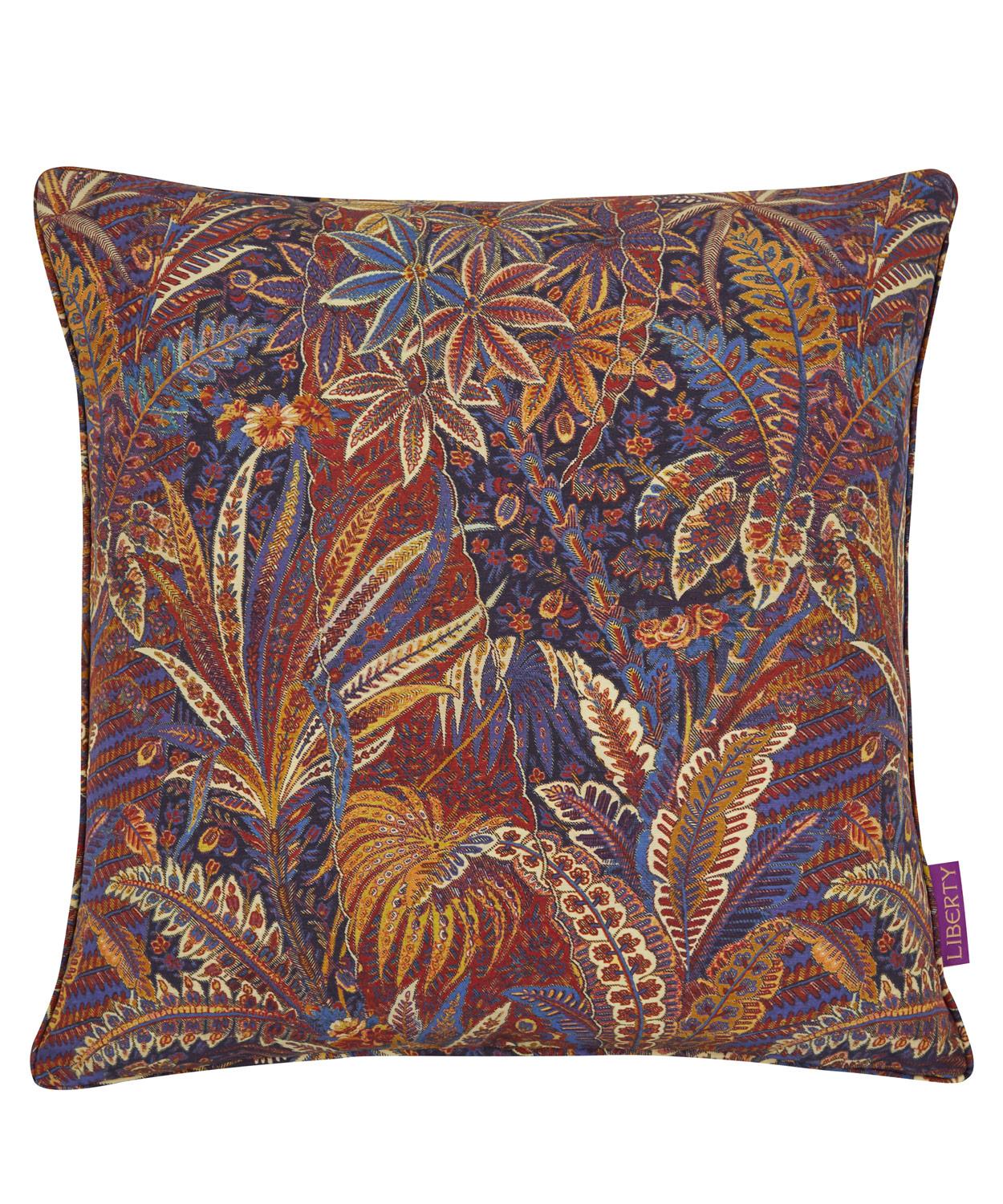 Shand Voyage Silk Linen Cushion In Carriage Liberty London