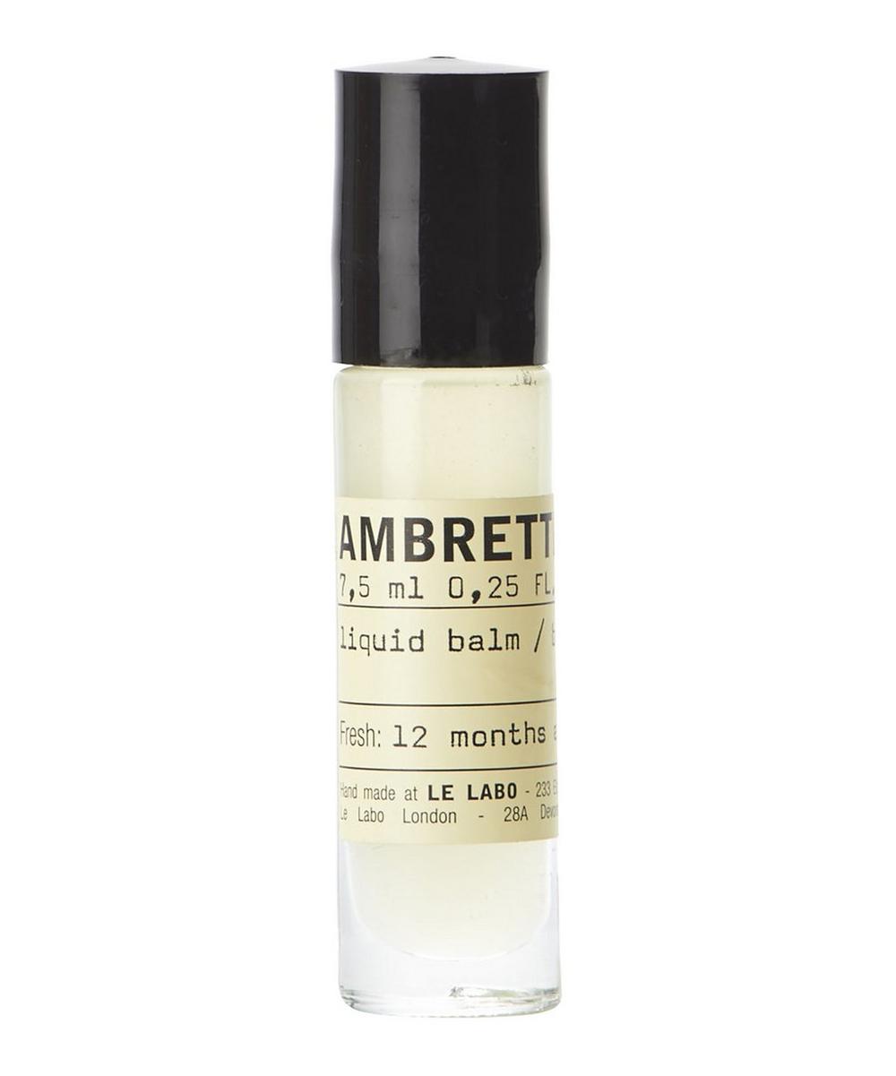 Le Labo Ambrette 9 Liquid Balm Perfume 7.5ml In White