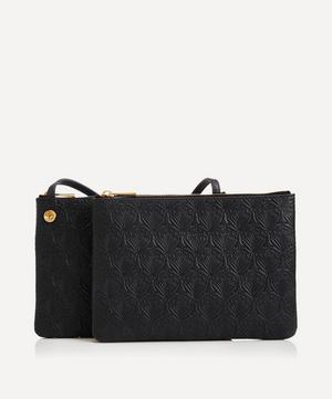 Bayley Duo Pouch in Iphis Embossed Leather | Liberty London