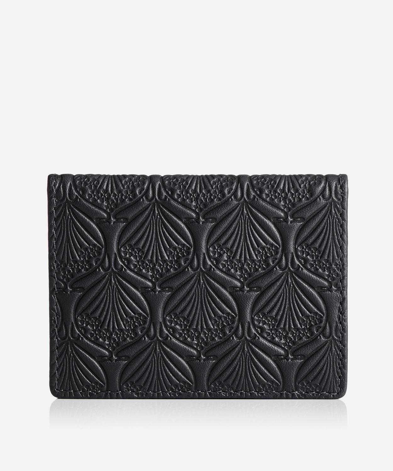 Travel Card Holder In Iphis Embossed Leather Liberty