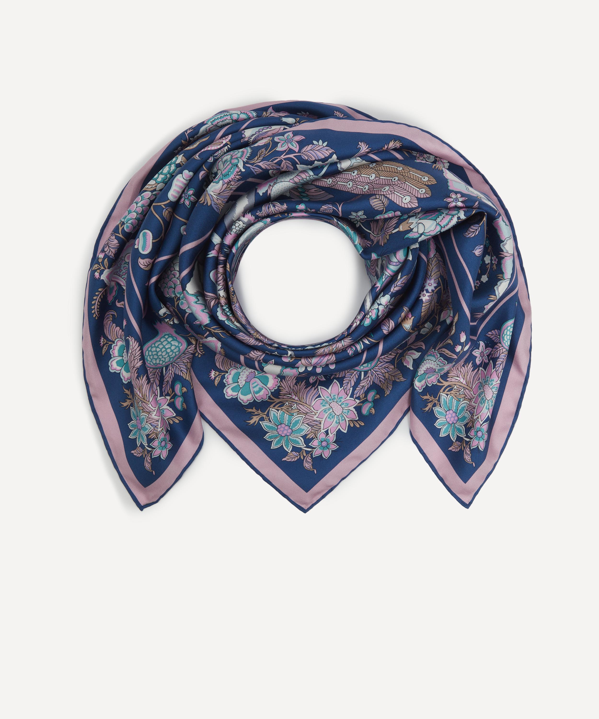 Tree Of Life 90 X 90 Silk Scarf Liberty London