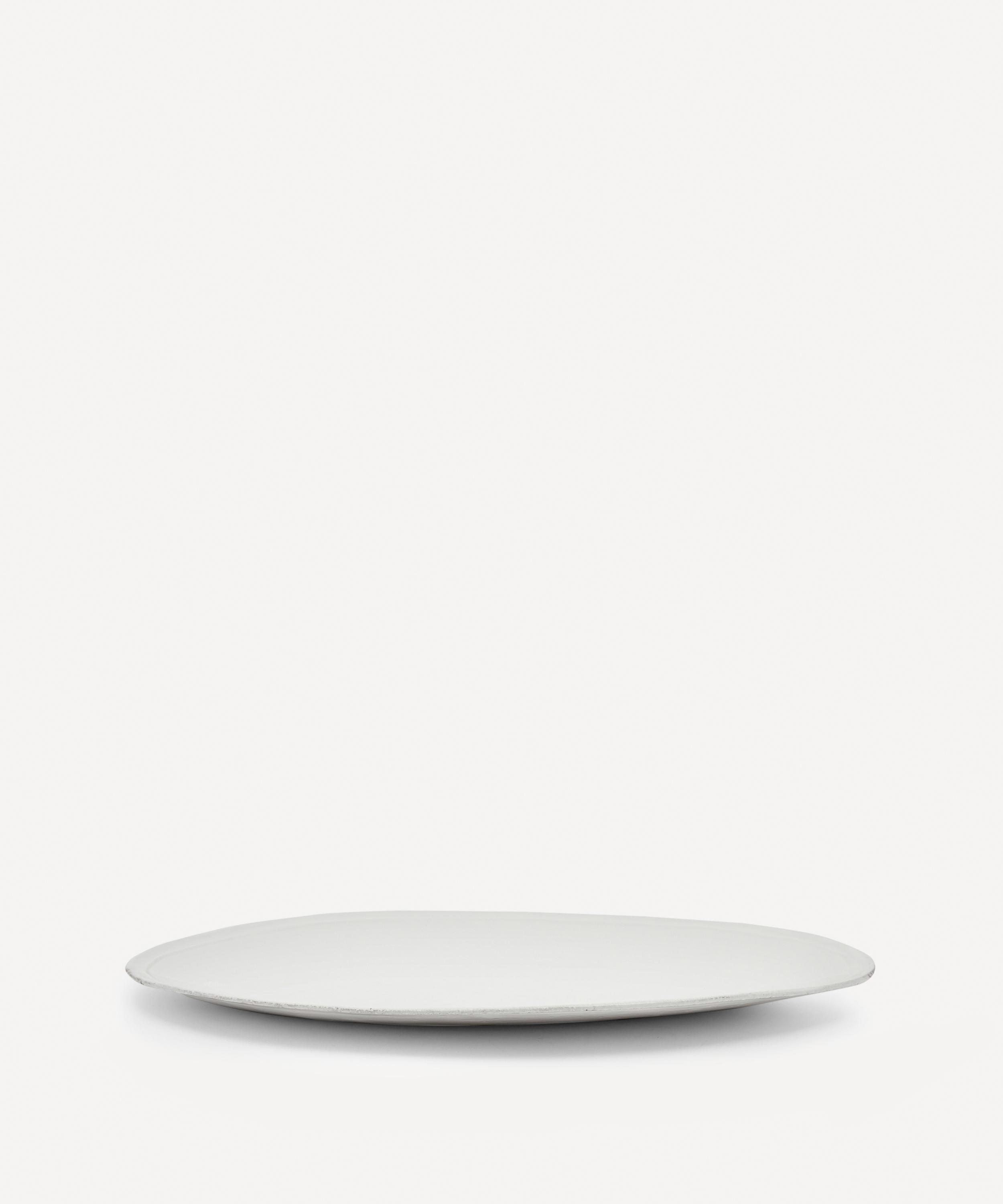 Astier De Villatte Small Simple Oval Platter In White