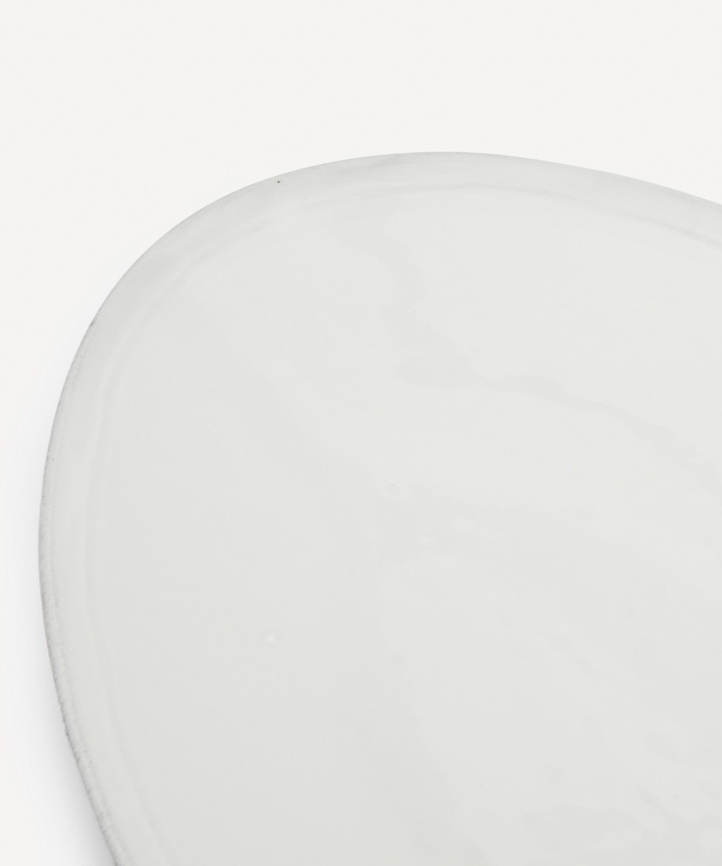 Astier De Villatte Small Simple Oval Platter In White